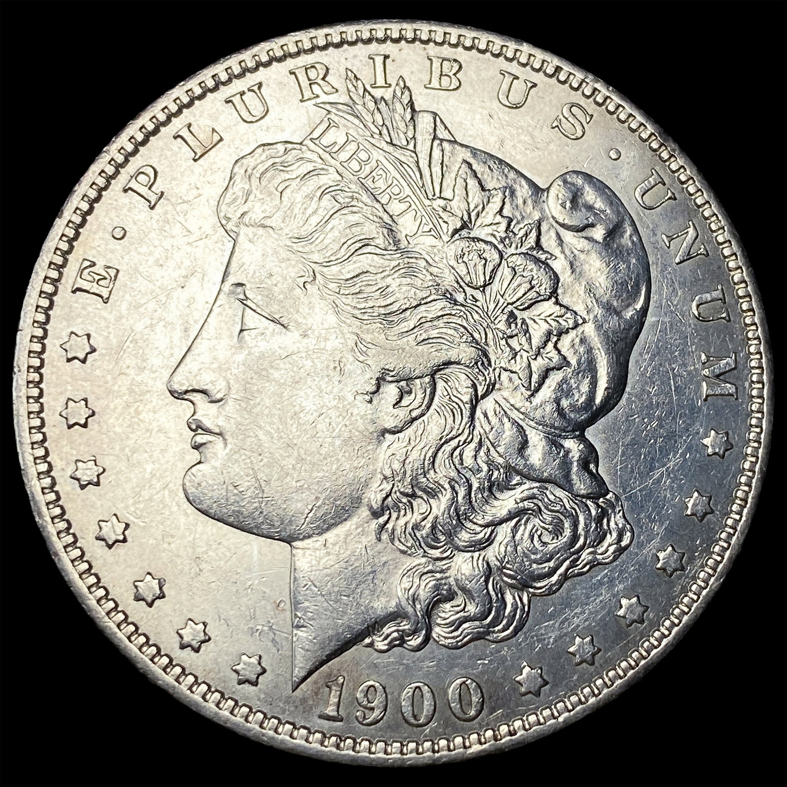 1900-S Silver Morgan Dollar CLOSELY UNCIRCULATED: 1900-S Silver Morgan Dollar CLOSELY UNCIRCULATED