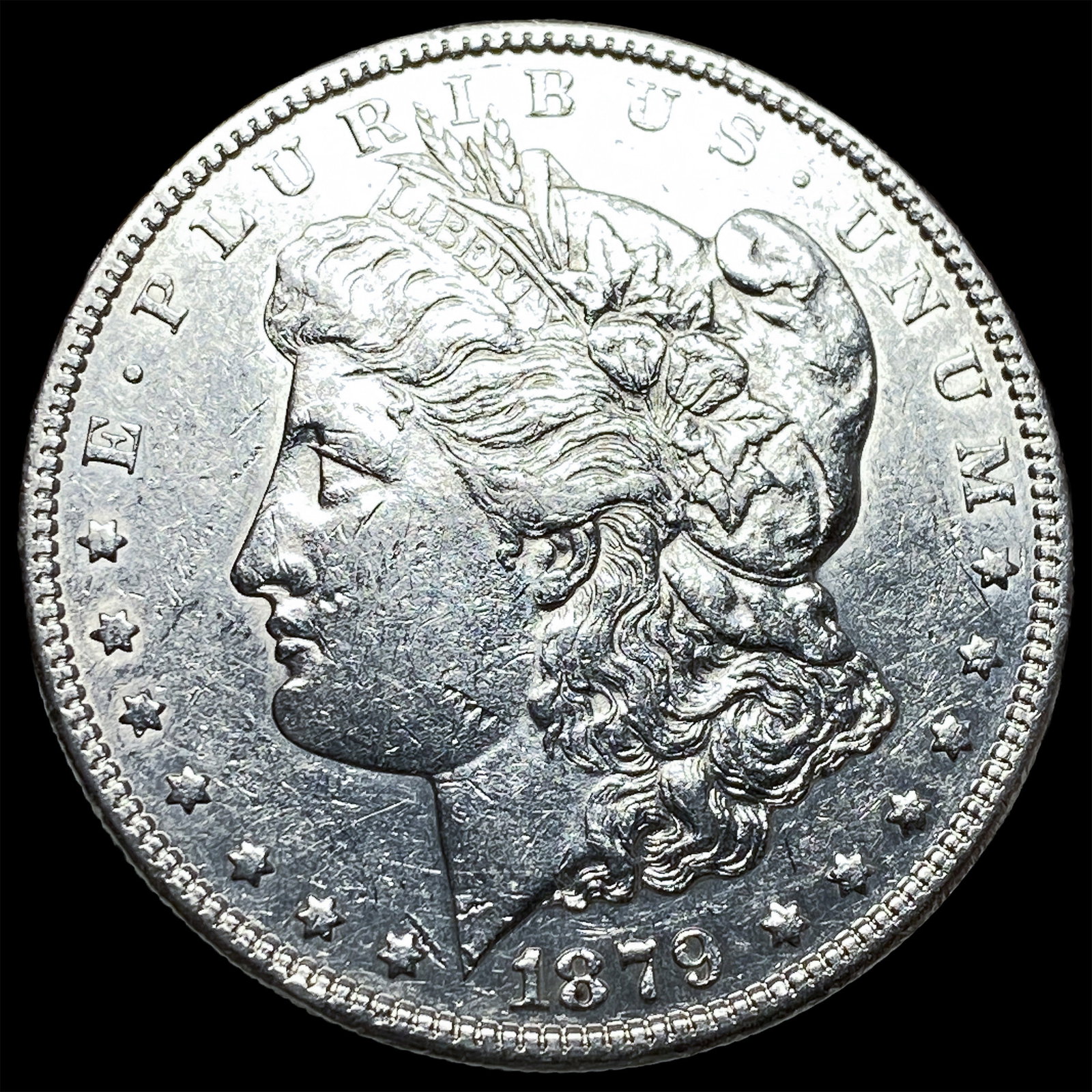 1879-S Rev 78 Silver Morgan Dollar CLOSELY UNCIRCULATED: 1879-S Rev 78 Silver Morgan Dollar CLOSELY UNCIRCULATED
