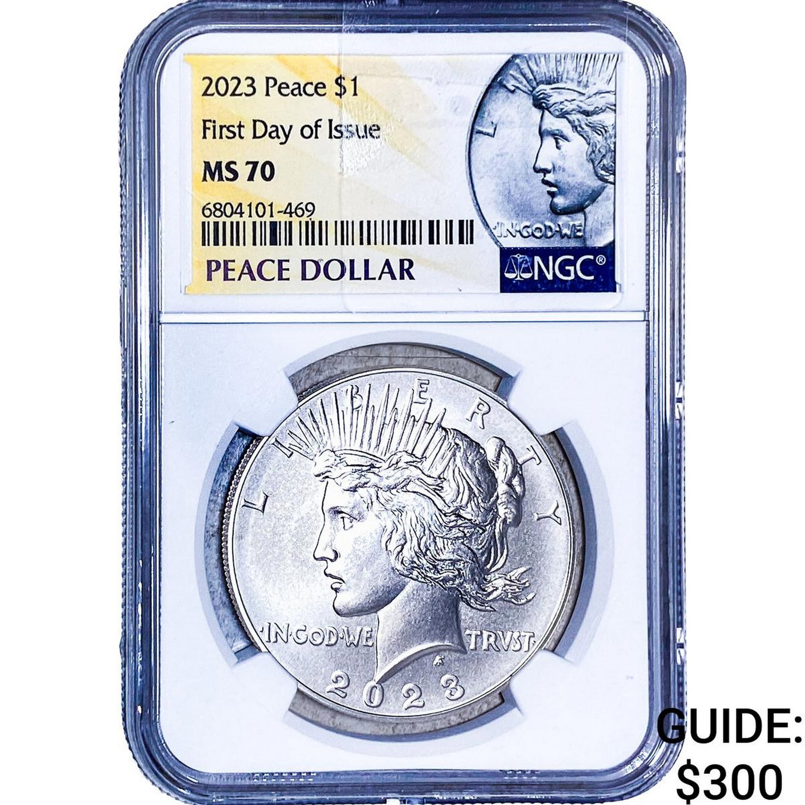 2023 Silver Peace Dollar NGC MS70 (1 of 2)