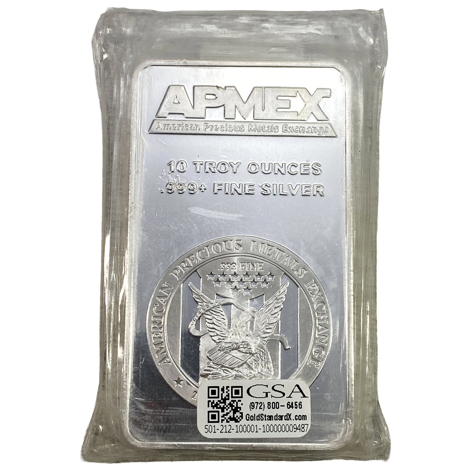 APMEX 10 Troy oz Silver Bar: APMEX 10 Troy oz Silver Bar