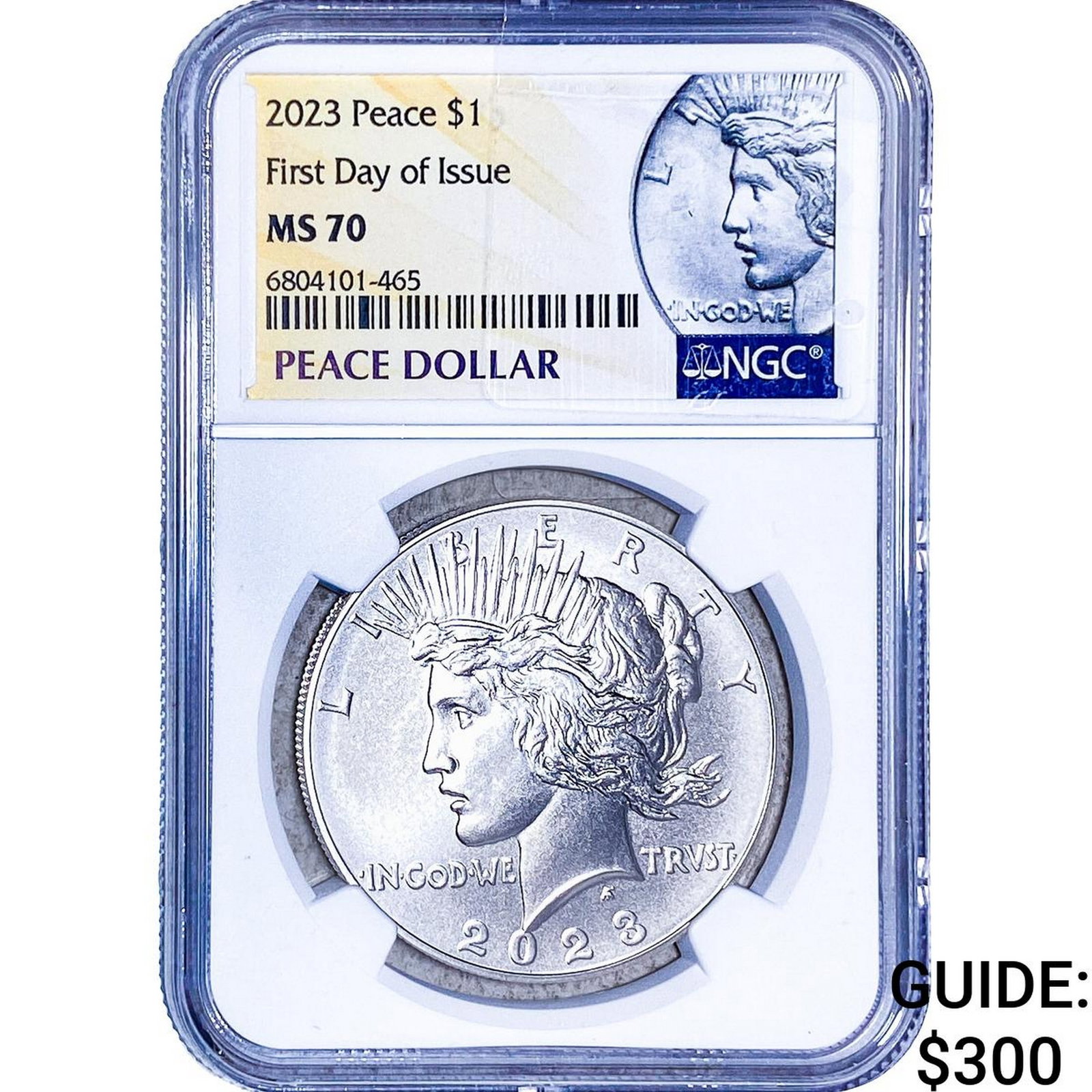 2023 Silver Peace Dollar NGC MS70: 2023 Silver Peace Dollar NGC MS70