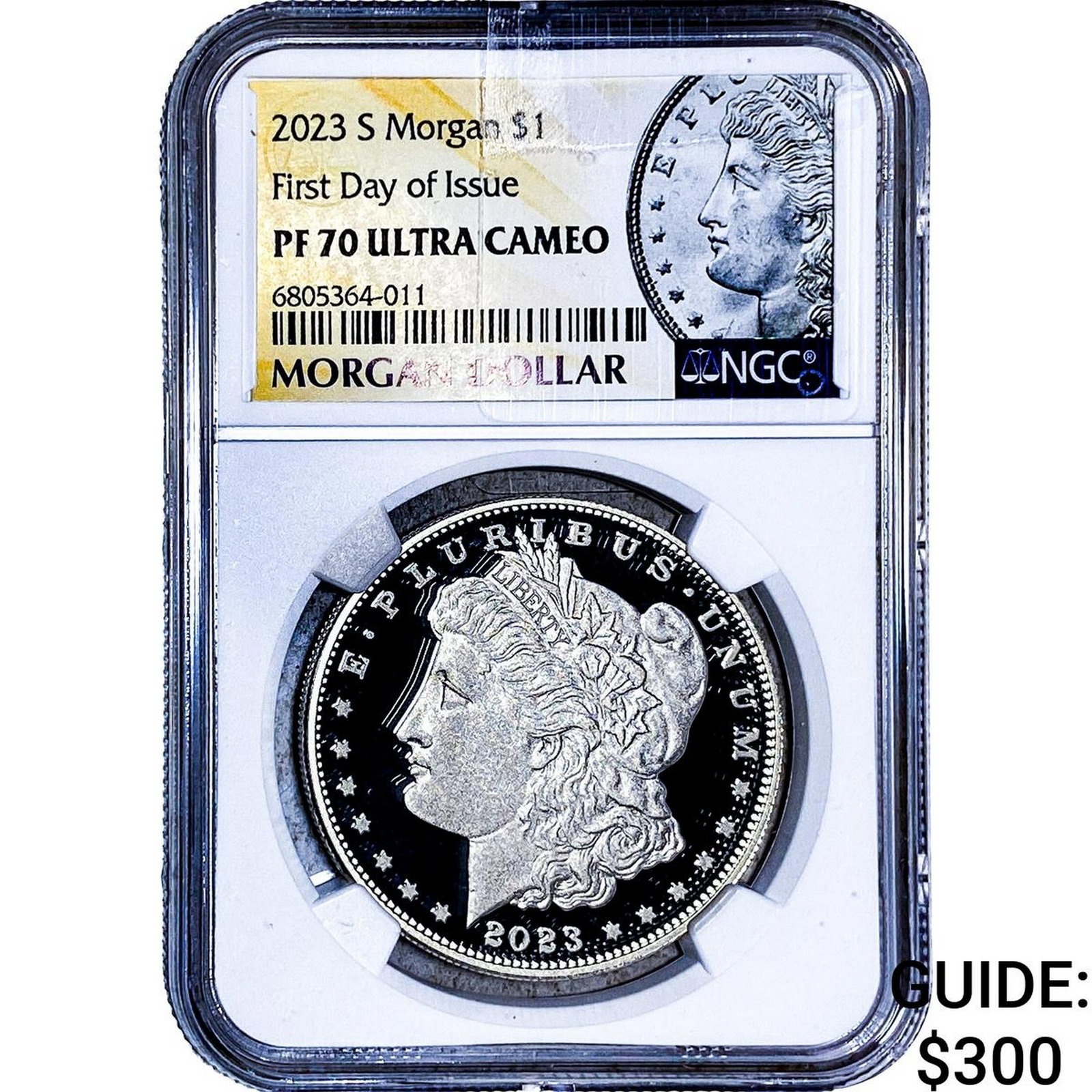 2023-S Morgan Silver Dollar NGC PF70 Ultra Cameo: 2023-S Morgan Silver Dollar NGC PF70 Ultra Cameo