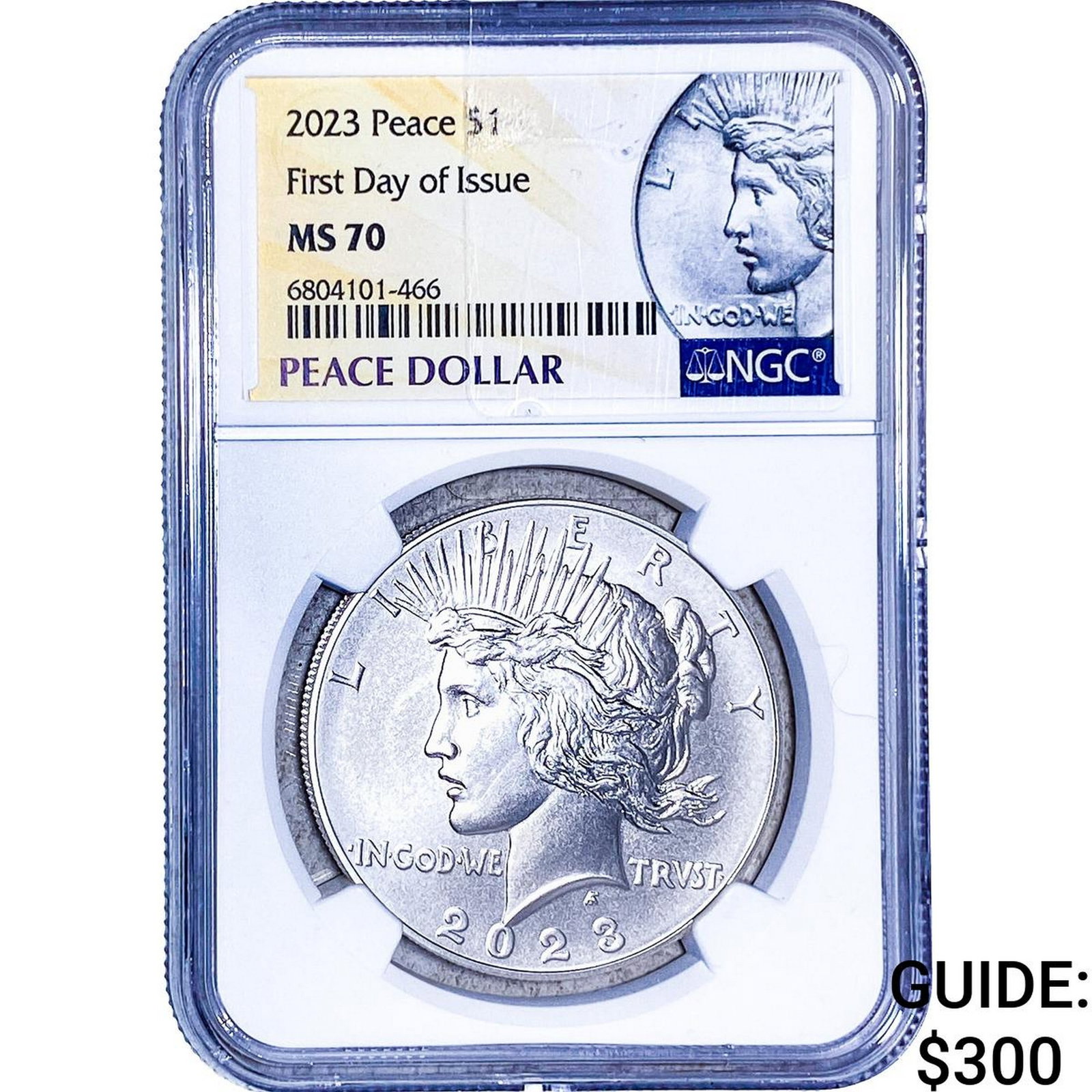 2023 Silver Peace Dollar NGC MS70: 2023 Silver Peace Dollar NGC MS70