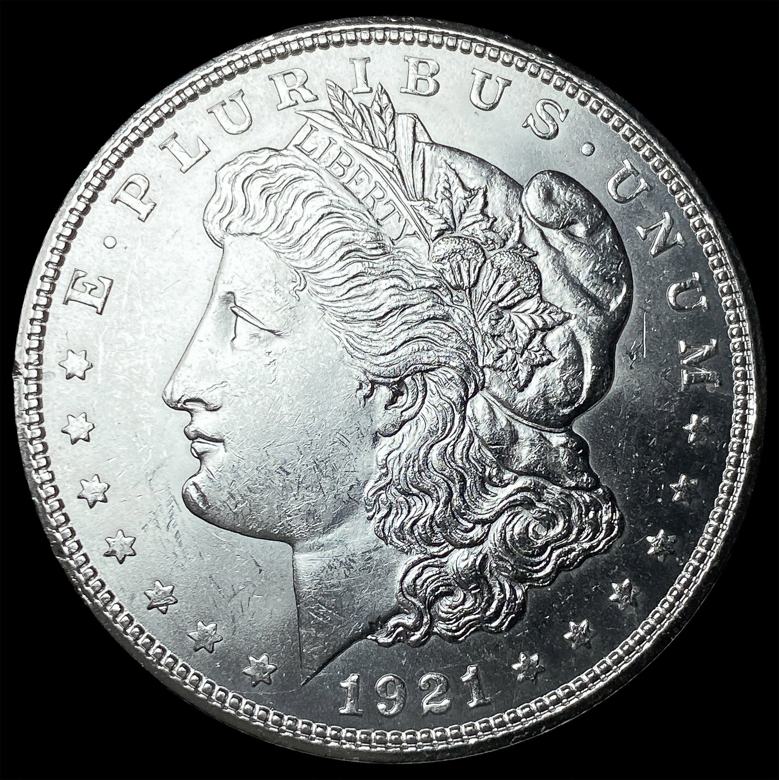 1921-D Morgan Silver Dollar UNCIRCULATED: 1921-D Morgan Silver Dollar UNCIRCULATED
