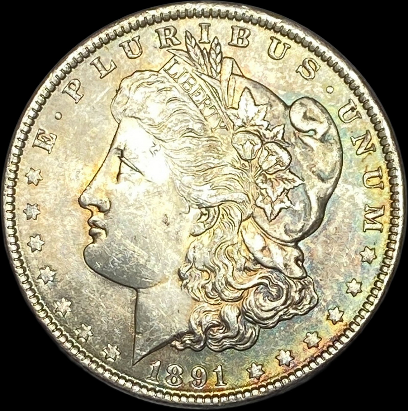 1891 Silver Morgan Dollar UNCIRCULATED: 1891 Silver Morgan Dollar UNCIRCULATED