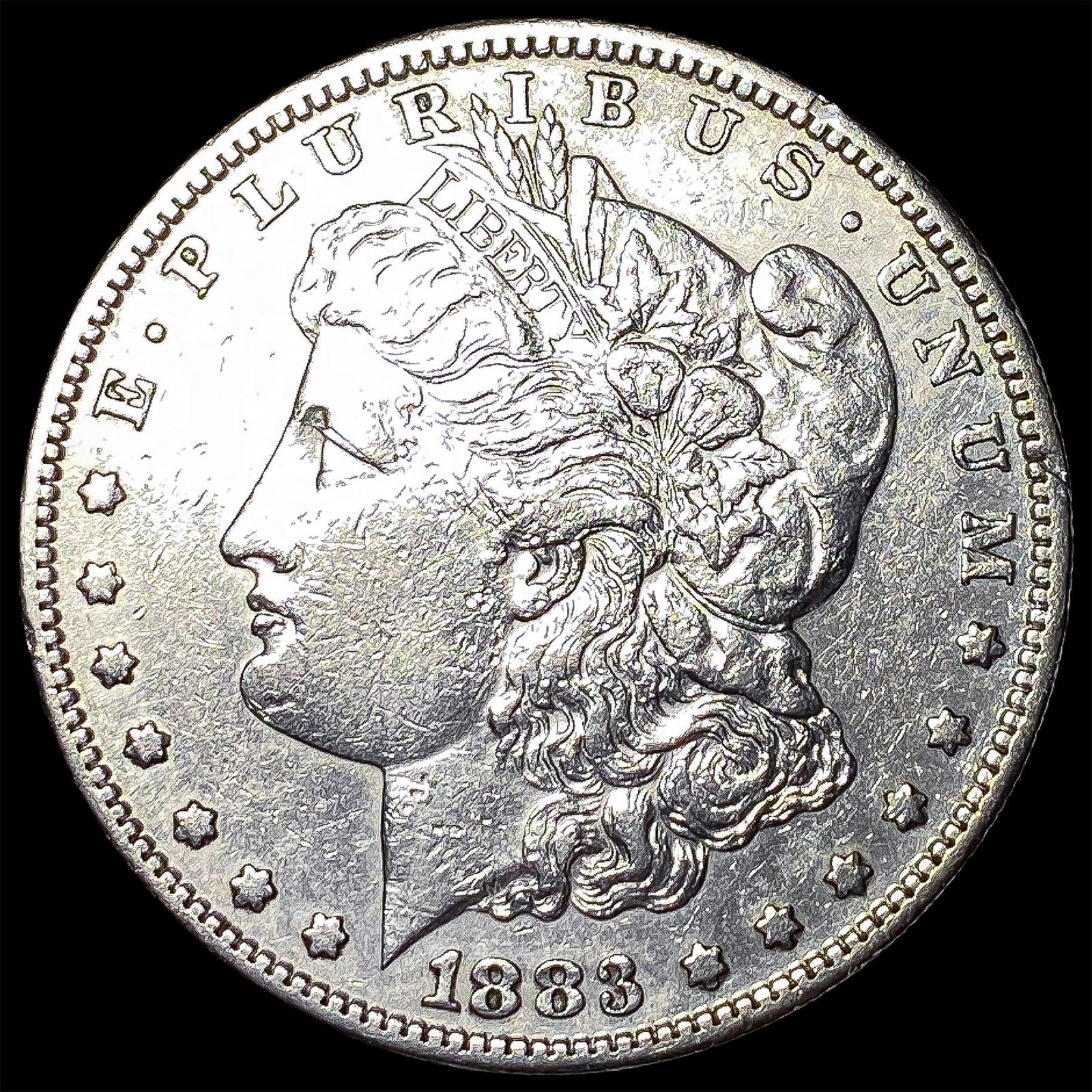 1883-S Morgan Silver Dollar CLOSELY UNCIRCULATED: 1883-S Morgan Silver Dollar CLOSELY UNCIRCULATED