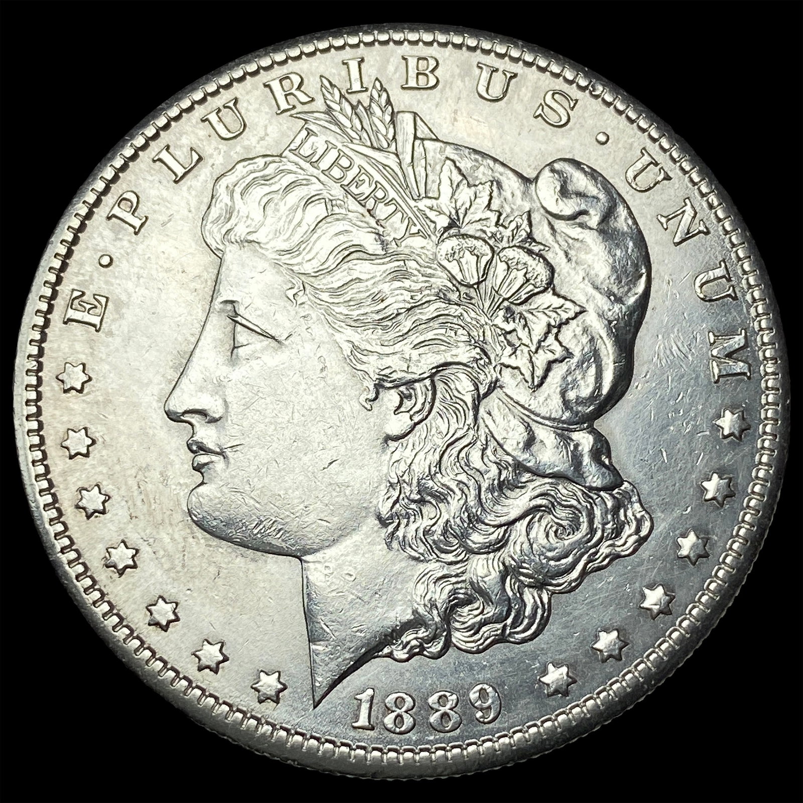 1889-S Silver Morgan Dollar CLOSELY UNCIRCULATED: 1889-S Silver Morgan Dollar CLOSELY UNCIRCULATED
