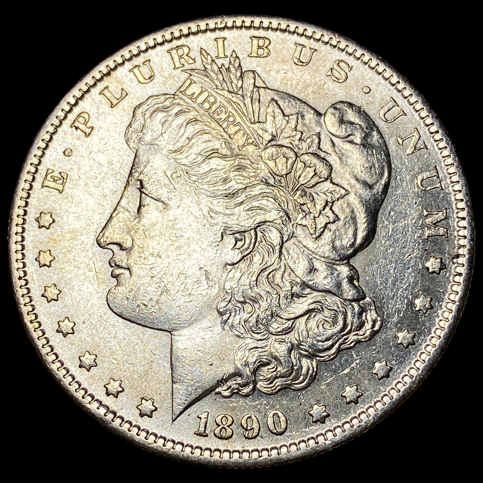1890-S Silver Morgan Dollar CHOICE AU: 1890-S Silver Morgan Dollar CHOICE AU