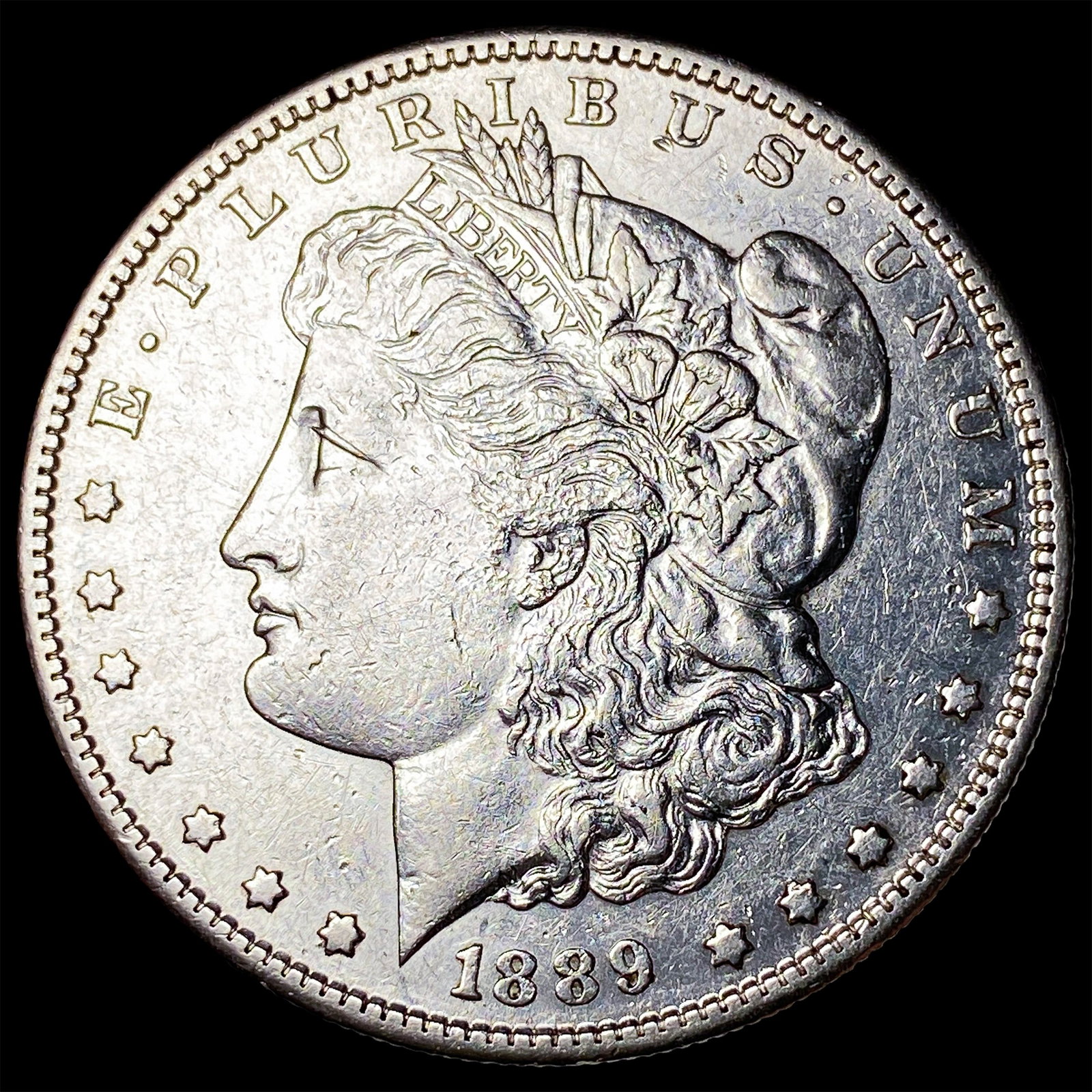 1889-S Silver Morgan Dollar CLOSELY UNCIRCULATED: 1889-S Silver Morgan Dollar CLOSELY UNCIRCULATED