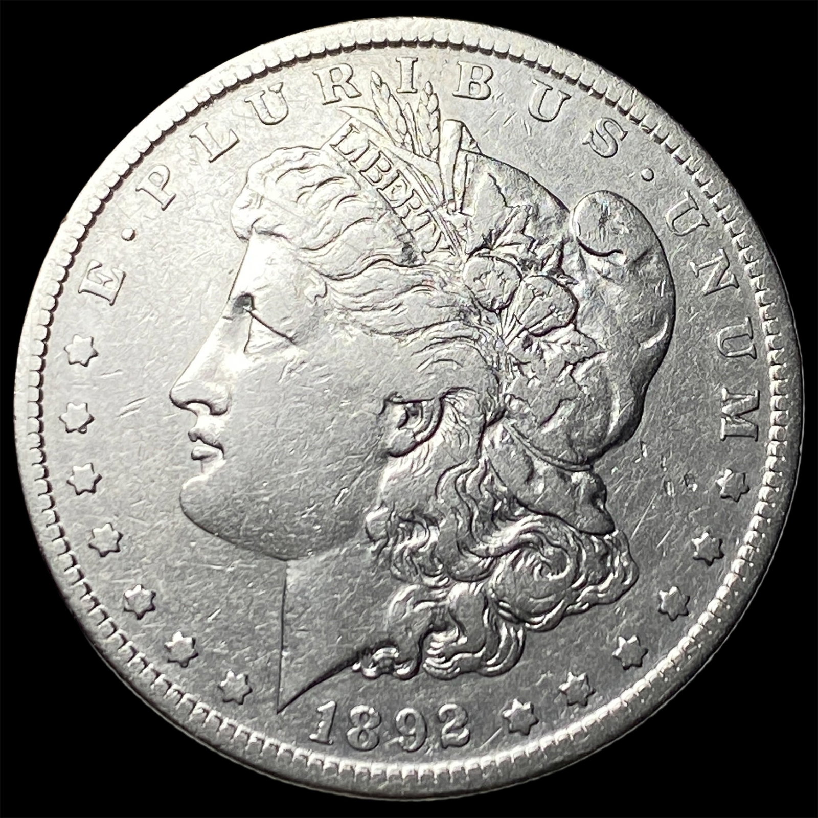 1892-S Morgan Silver Dollar LIGHTLY CIRCULATED: 1892-S Morgan Silver Dollar LIGHTLY CIRCULATED