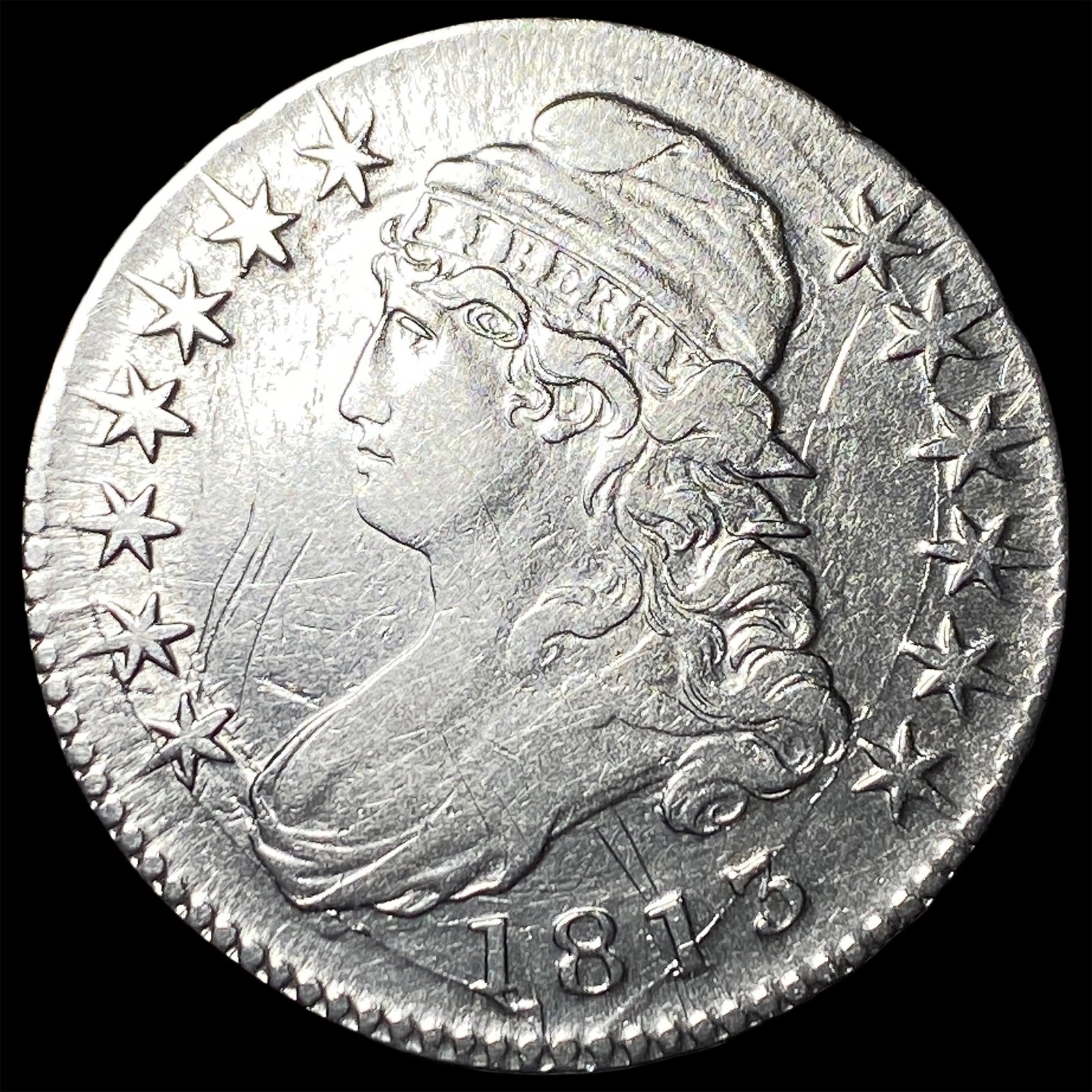 1813 Capped Bust Half Dollar LIGHTLY CIRCULATED (1 of 2)