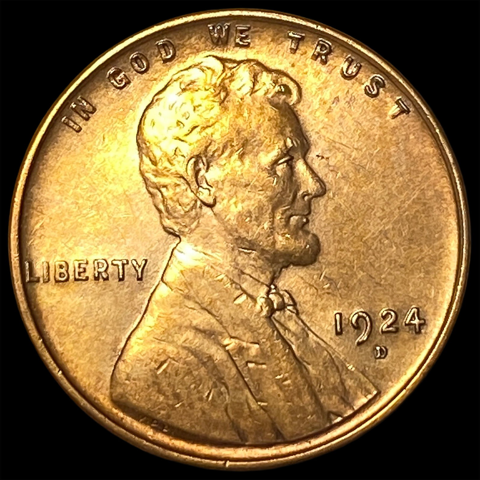 1924-D Lincoln Wheat Cent UNCIRCULATED (1 of 2)