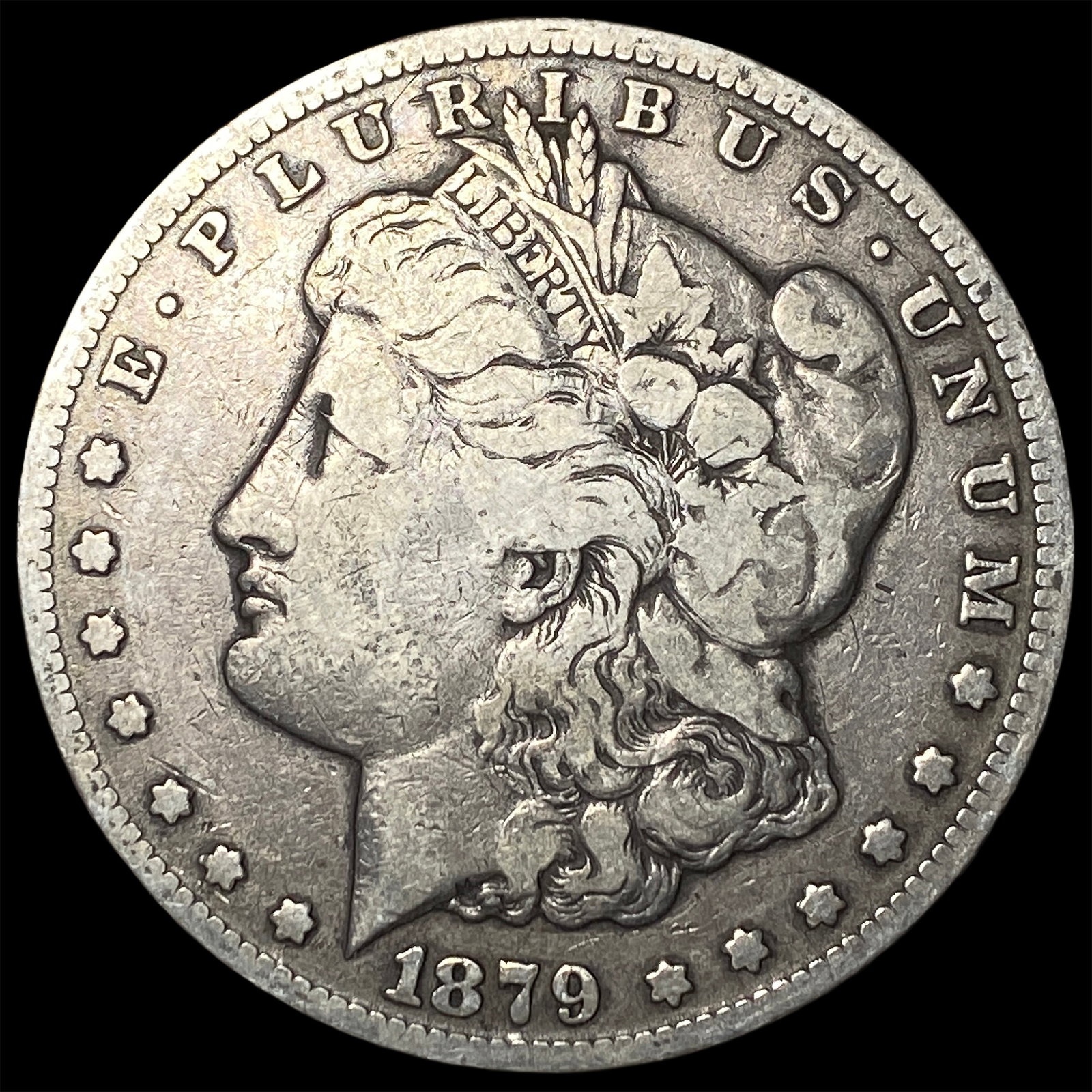 1879-CC Silver Morgan Dollar LIGHTLY CIRCULATED: 1879-CC Silver Morgan Dollar LIGHTLY CIRCULATED