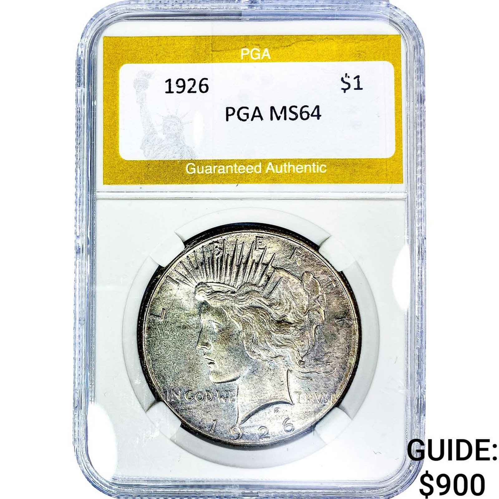 1926 Silver Peace Dollar PGA MS64 (1 of 2)
