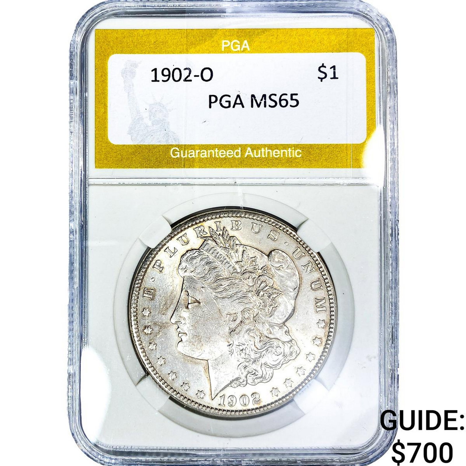 1902-O Morgan Silver Dollar PGA MS65 (1 of 2)