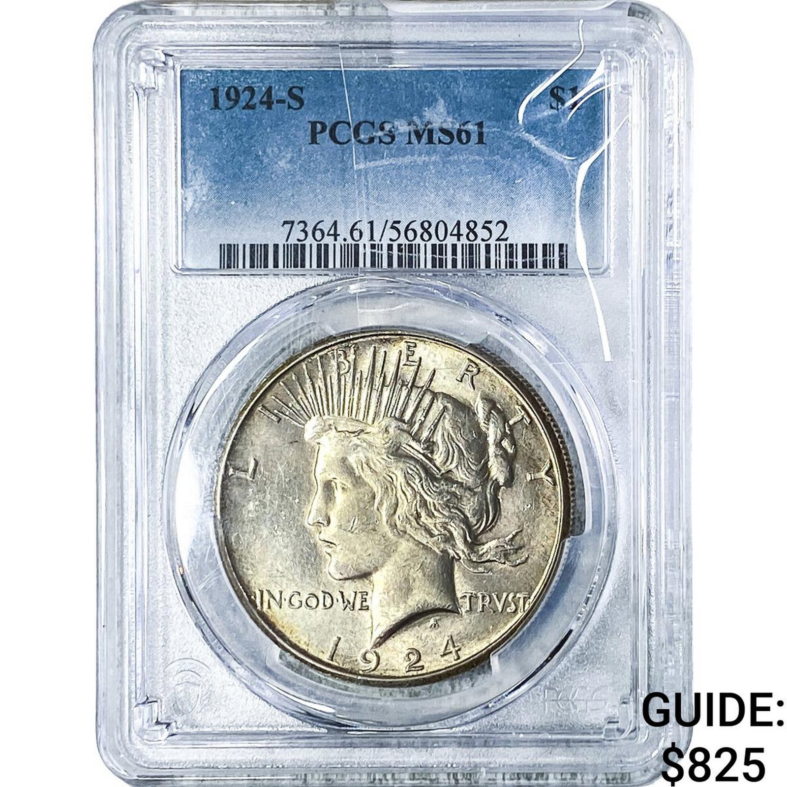 1924-S Silver Peace Dollar PCGS MS61 (1 of 2)
