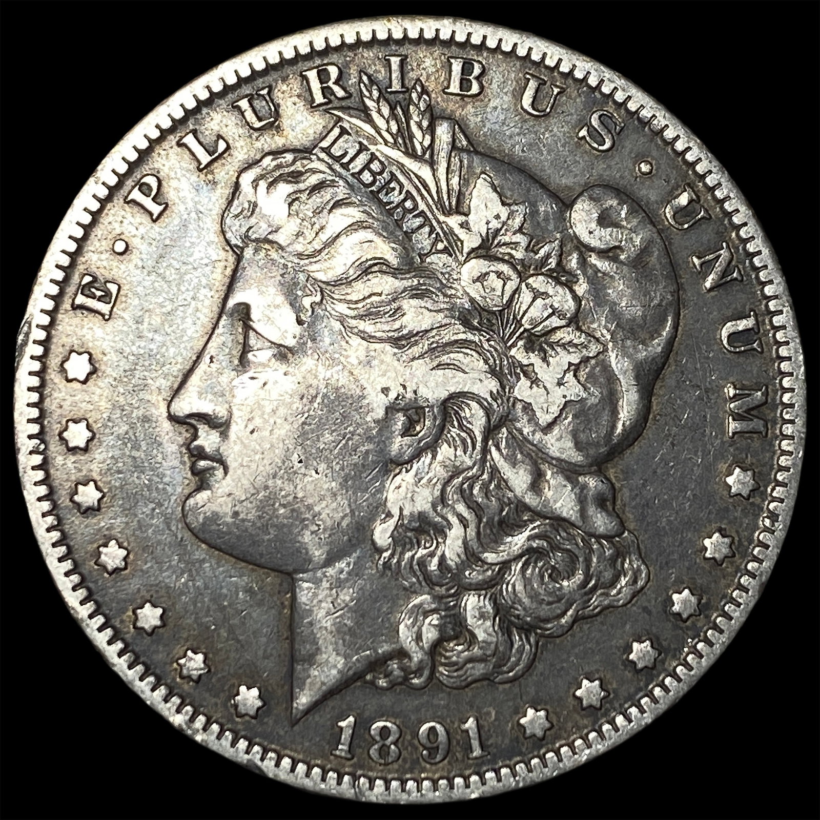 1891-O Silver Morgan Dollar NEARLY UNCIRCULATED: 1891-O Silver Morgan Dollar NEARLY UNCIRCULATED