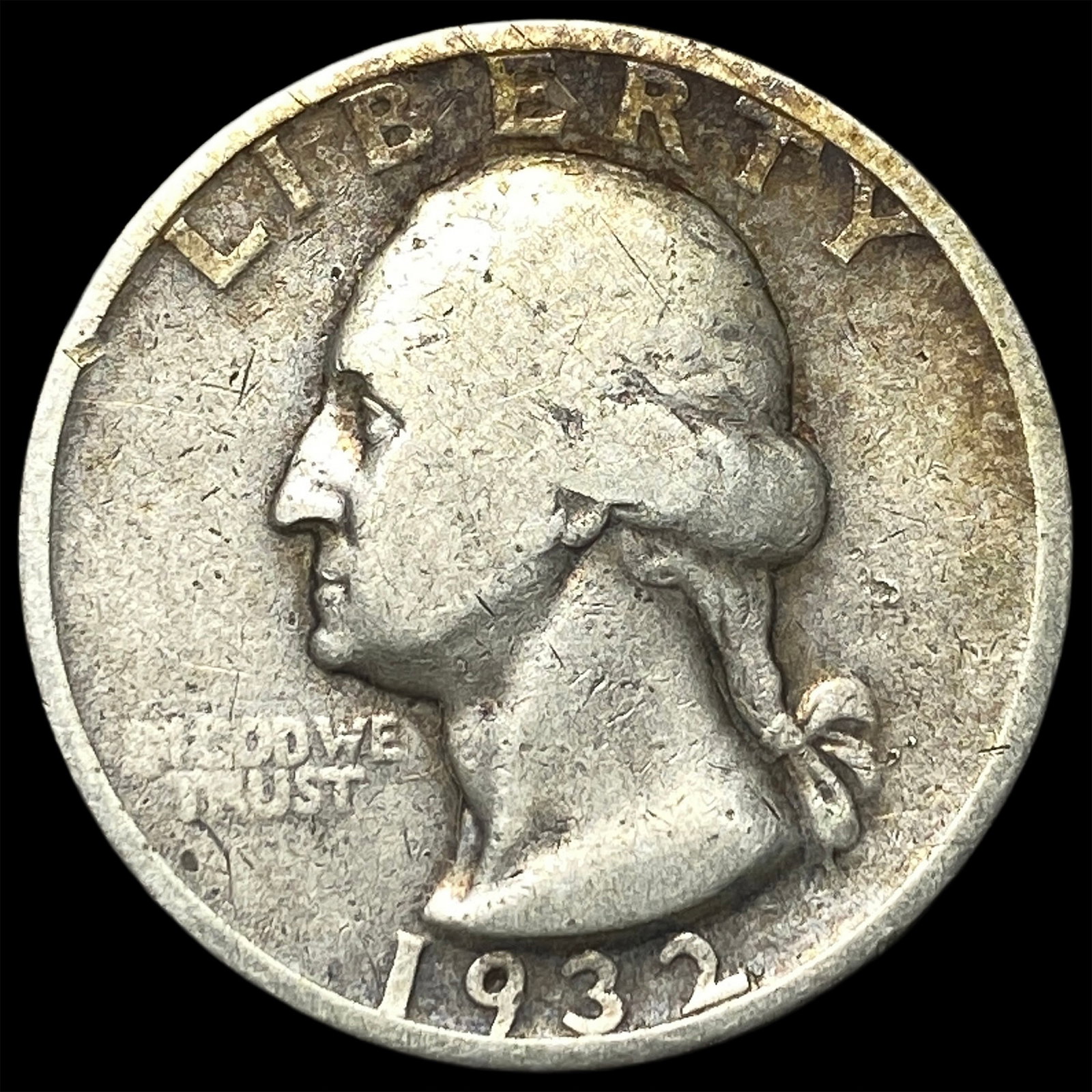 1932-S Silver Washington Quarter NICELY CIRCULATED: 1932-S Silver Washington Quarter NICELY CIRCULATED