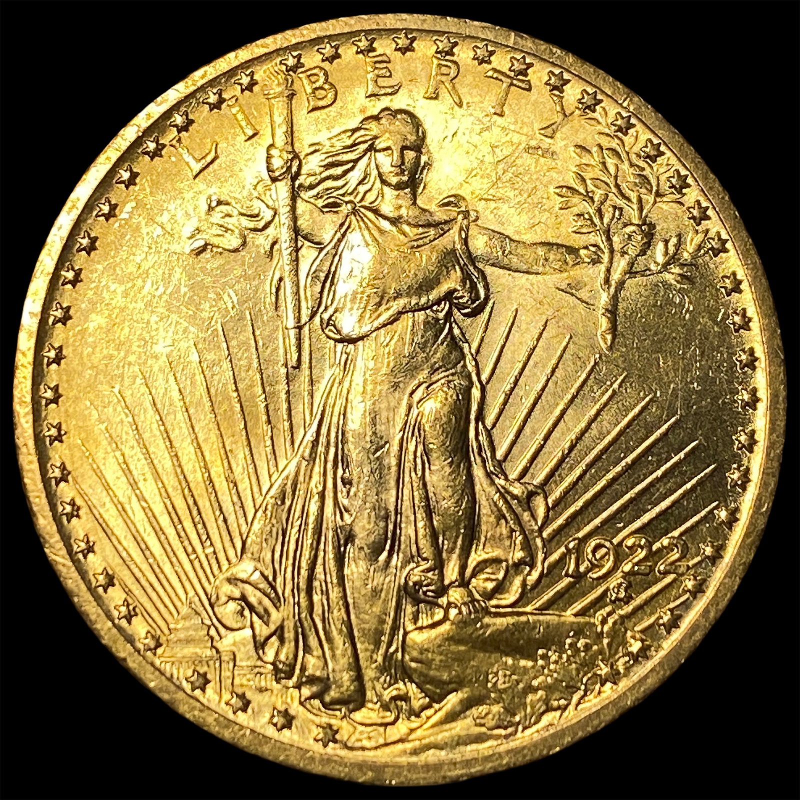 1922-S Gold $20 Saint-Gaudens Double Eagle UNCIRCULATED: 1922-S Gold $20 Saint-Gaudens Double Eagle UNCIRCULATED
