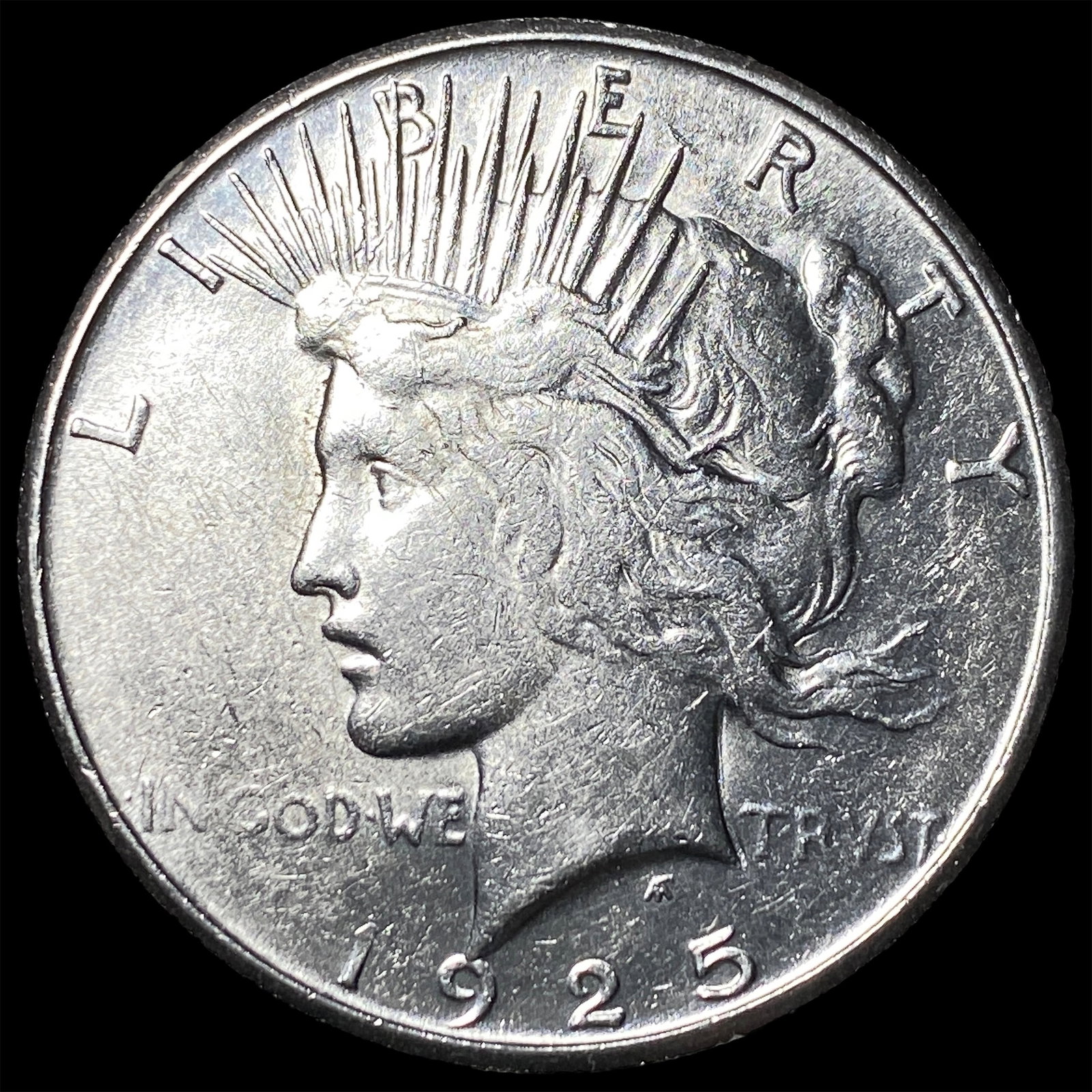 1925 Peace Silver Dollar CHOICE AU (1 of 2)