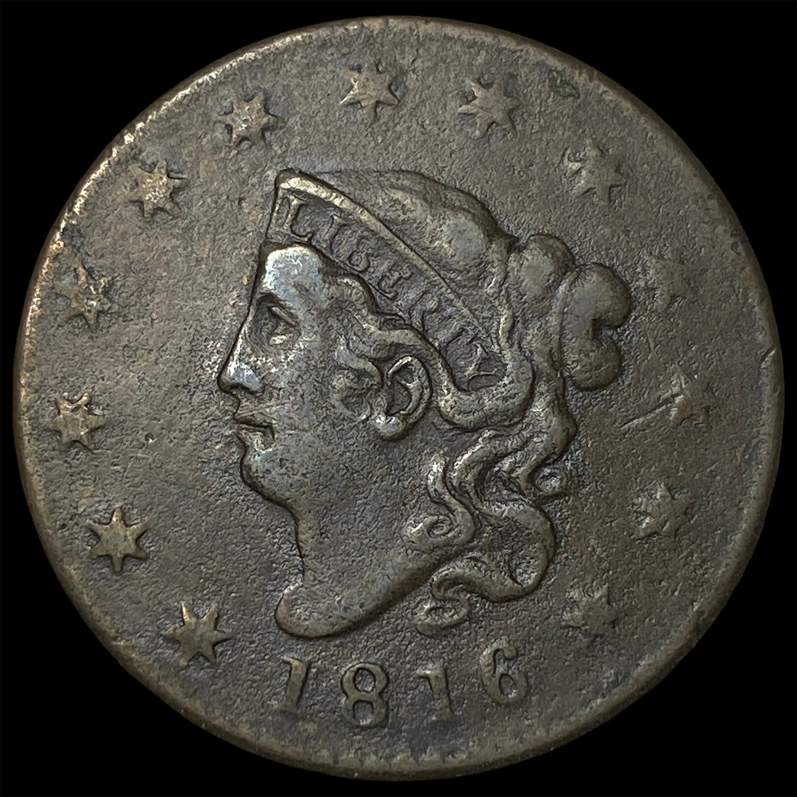 1816 Large Cent LIGHTLY CIRCULATED (1 of 2)