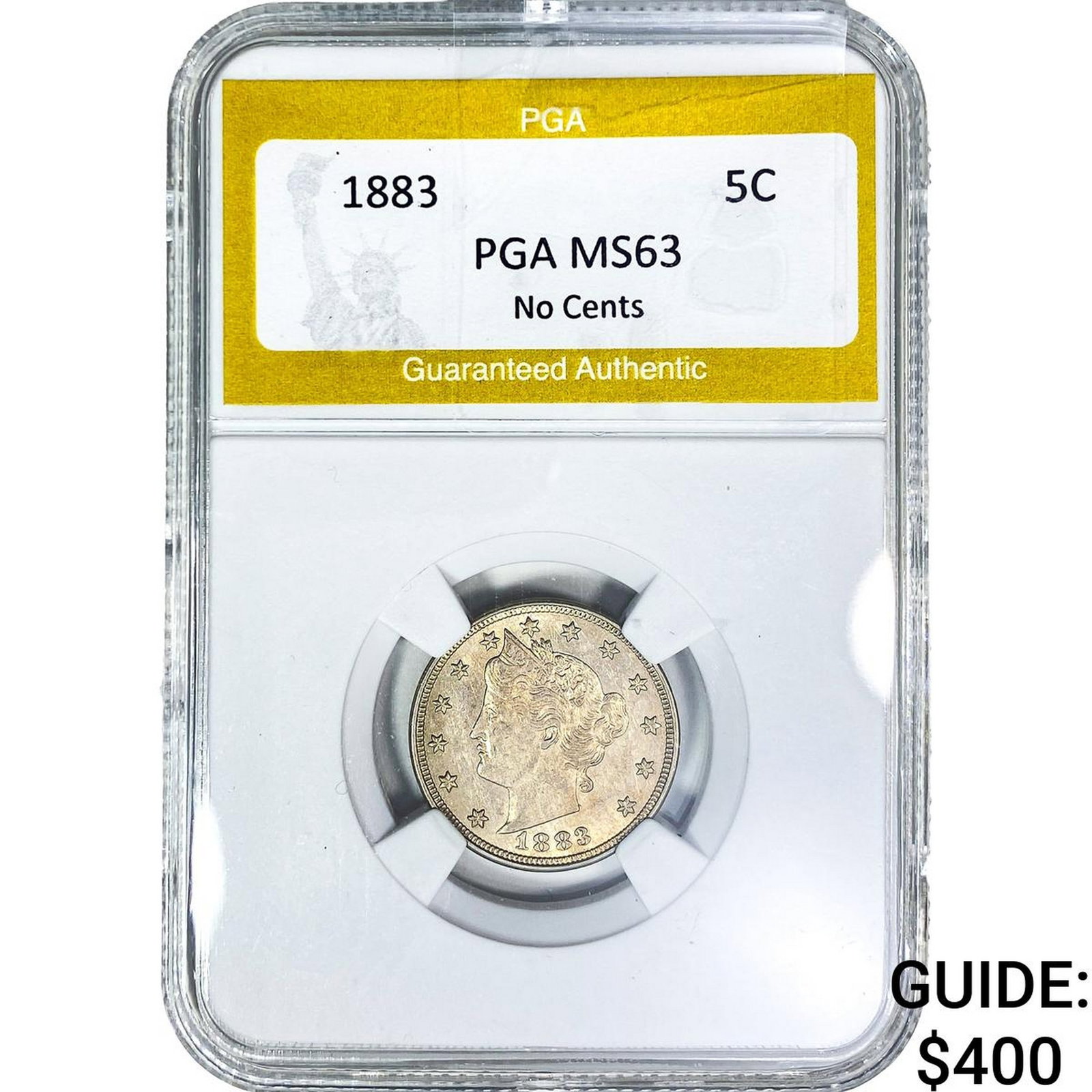 1883 Liberty Victory Nickel PGA MS63 No Cents (1 of 2)