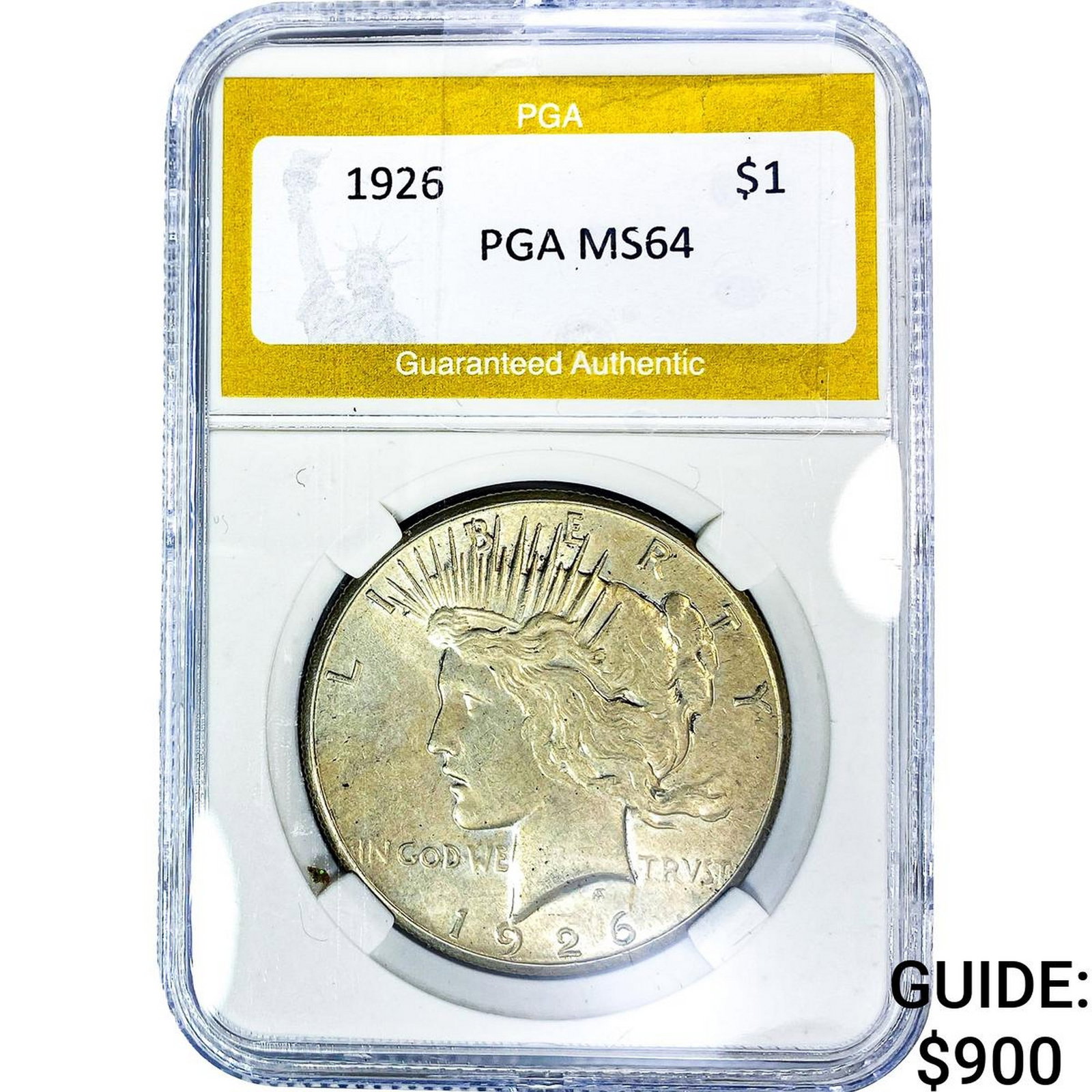 1926 Silver Peace Dollar PGA MS64 (1 of 2)
