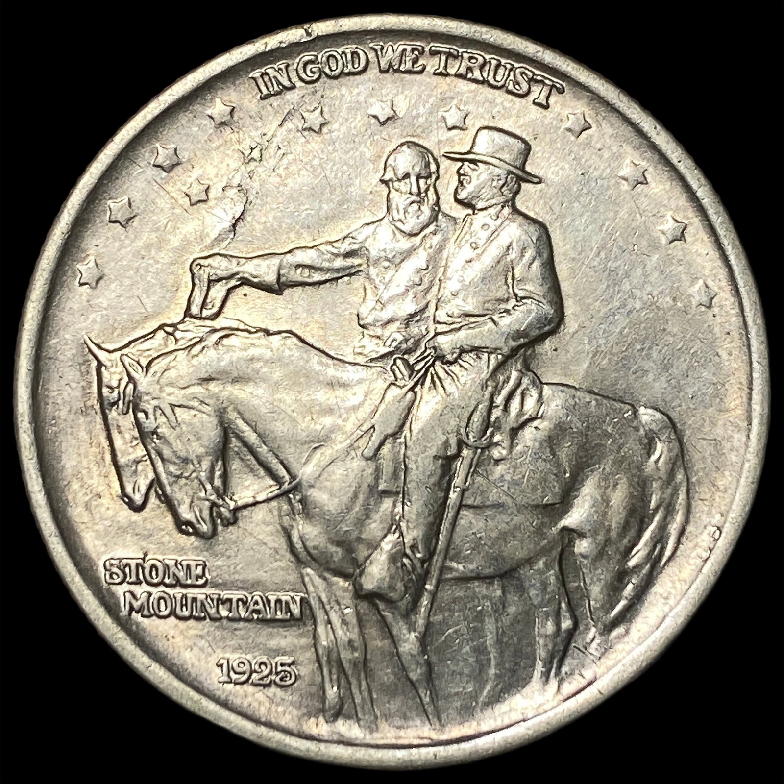 1925 Silver Stone Mountain Half Dollar CHOICE BU: 1925 Silver Stone Mountain Half Dollar CHOICE BU