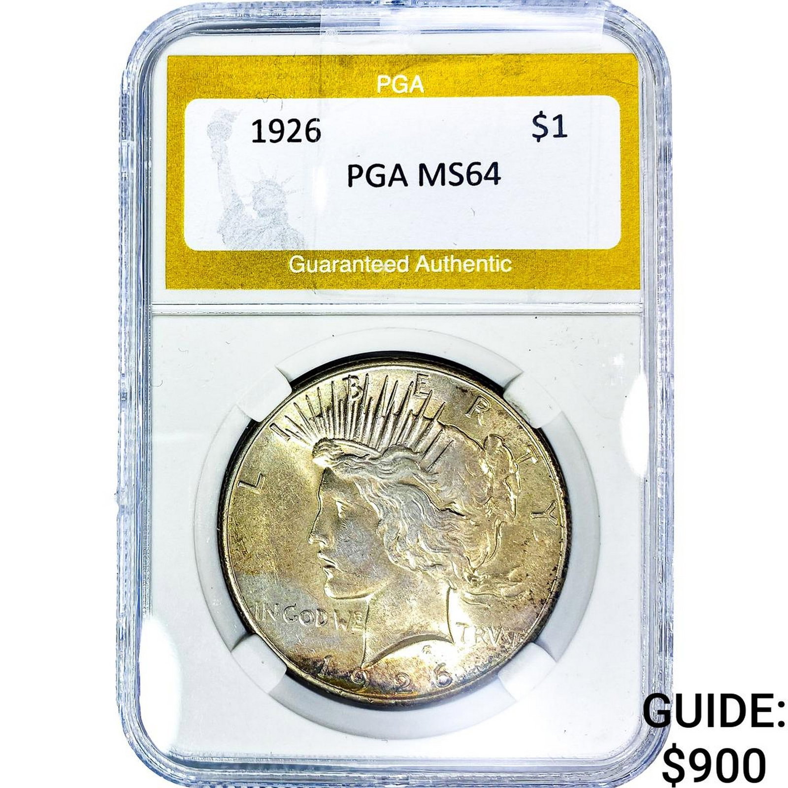 1926 Silver Peace Dollar PGA MS64 (1 of 2)