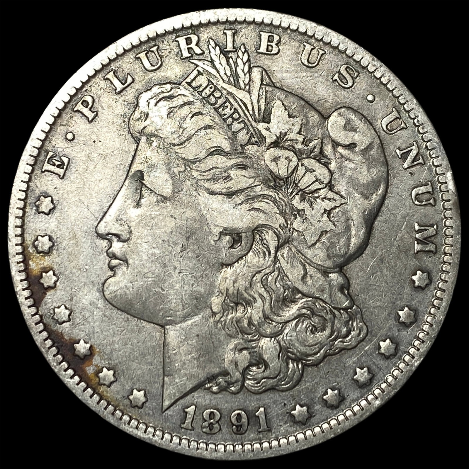 1891-O Silver Morgan Dollar NEARLY UNCIRCULATED: 1891-O Silver Morgan Dollar NEARLY UNCIRCULATED