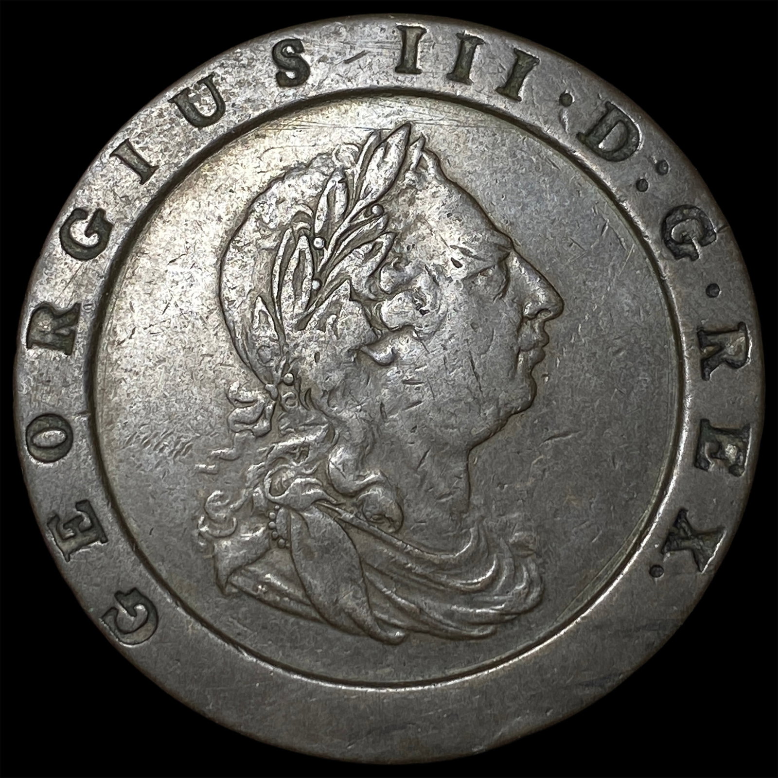 1797 Great Britain Cartwheel Penny NEARLY UNCIRCULATED (1 of 2)