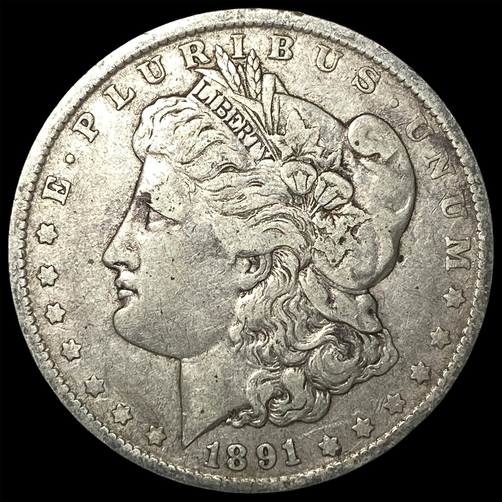1891-O Silver Morgan Dollar LIGHTLY CIRCULATED: 1891-O Silver Morgan Dollar LIGHTLY CIRCULATED