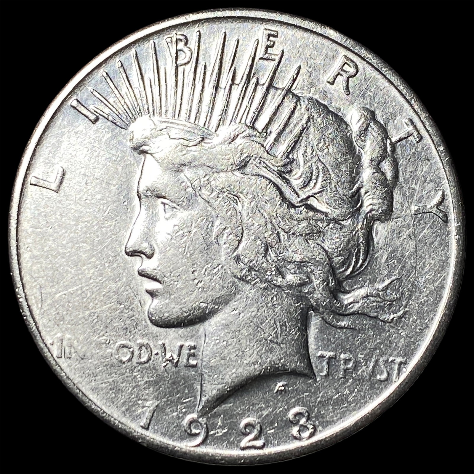 1923 Silver Peace Dollar CHOICE AU: 1923 Silver Peace Dollar CHOICE AU