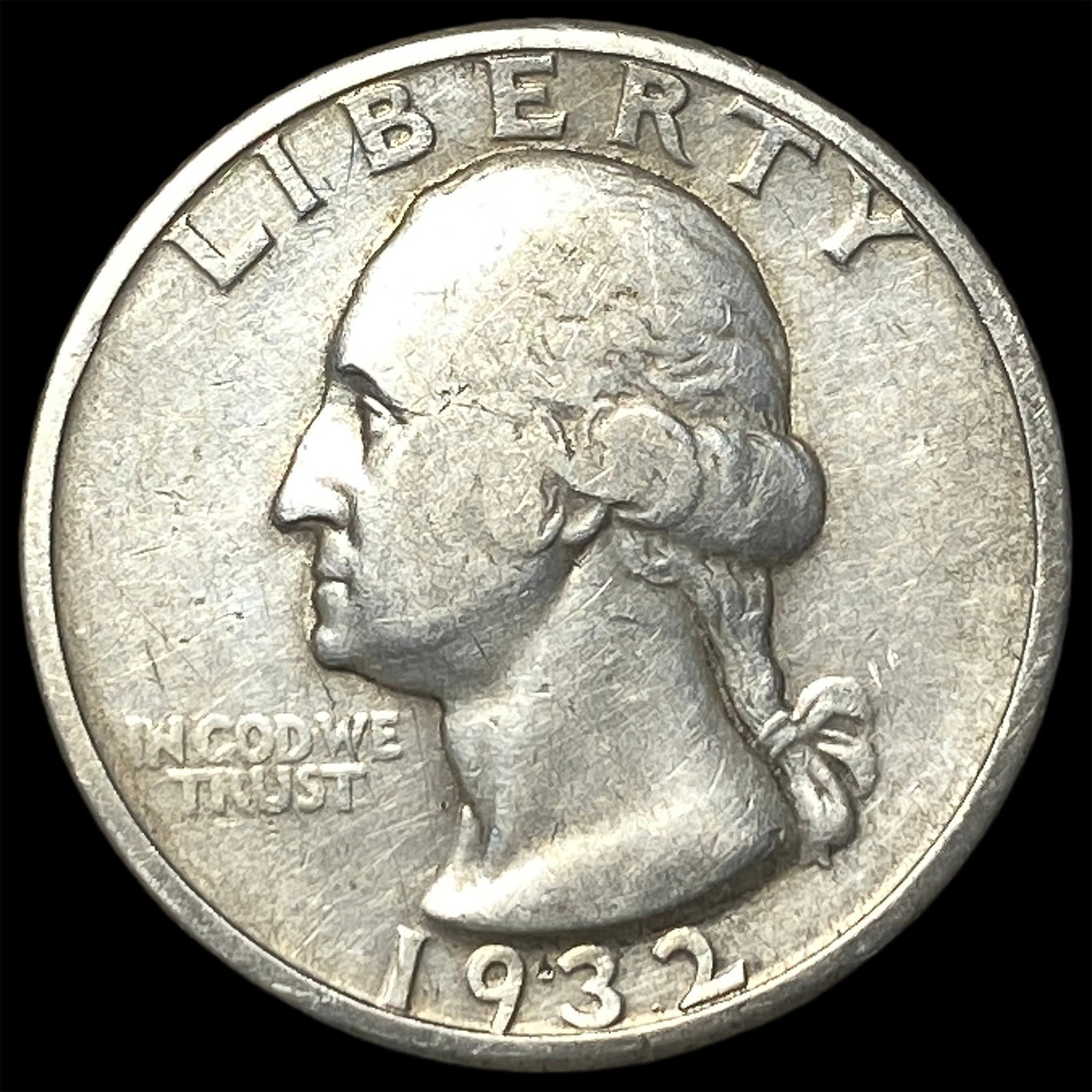 1932-D Silver Washington Quarter NEARLY UNCIRCULATED: 1932-D Silver Washington Quarter NEARLY UNCIRCULATED