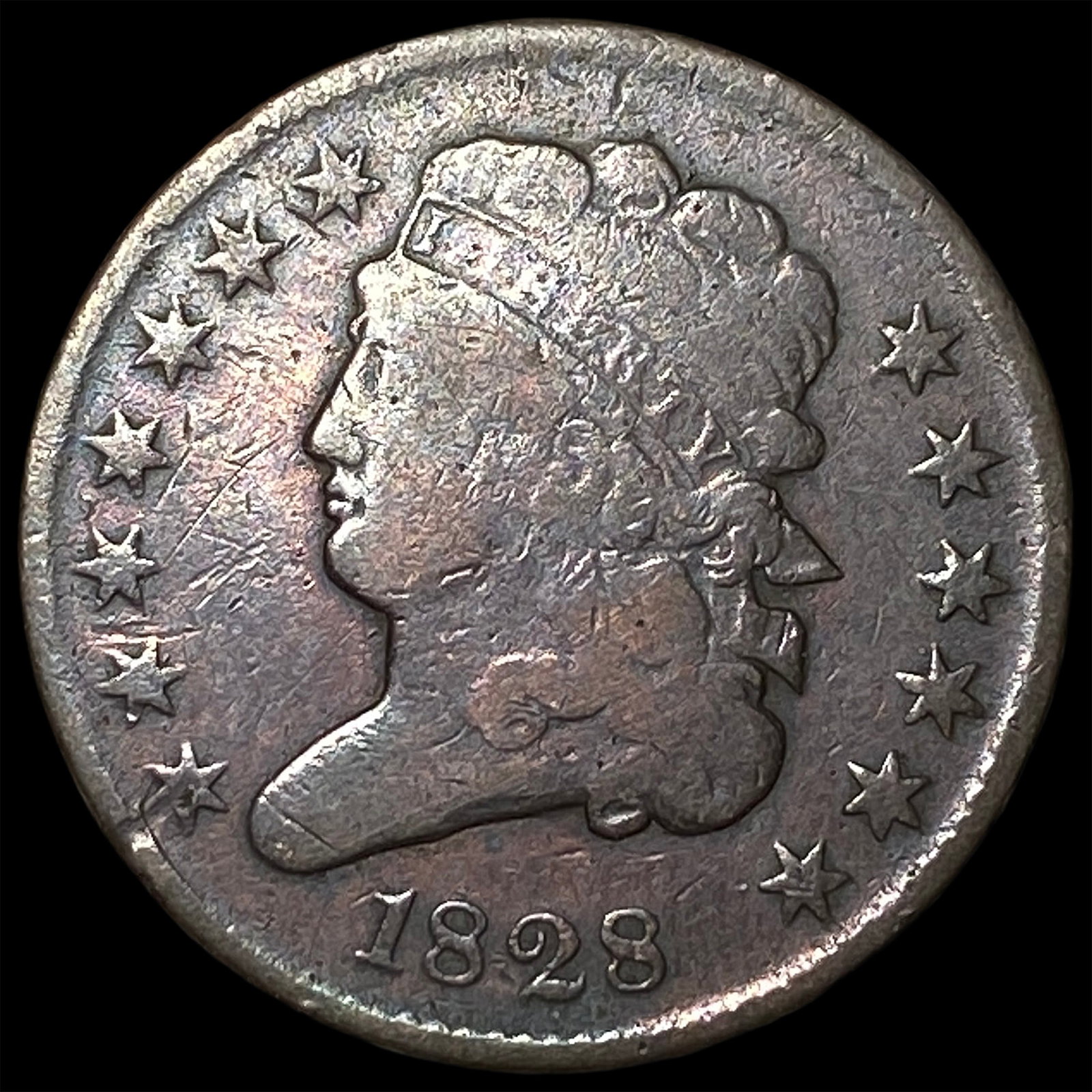1828 Classic Head Half Cent LIGHTLY CIRCULATED (1 of 2)