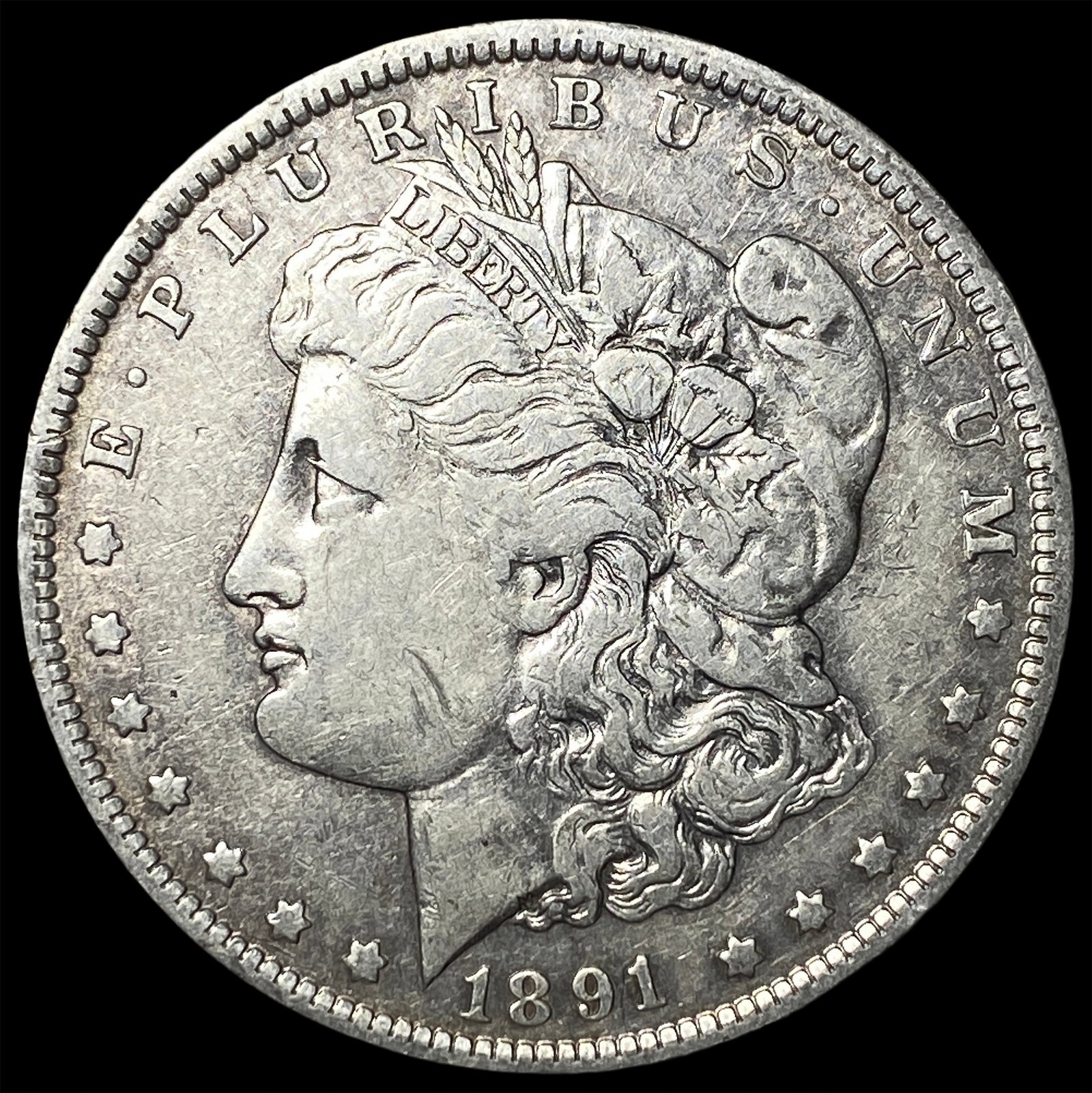 1891-O Silver Morgan Dollar LIGHTLY CIRCULATED: 1891-O Silver Morgan Dollar LIGHTLY CIRCULATED