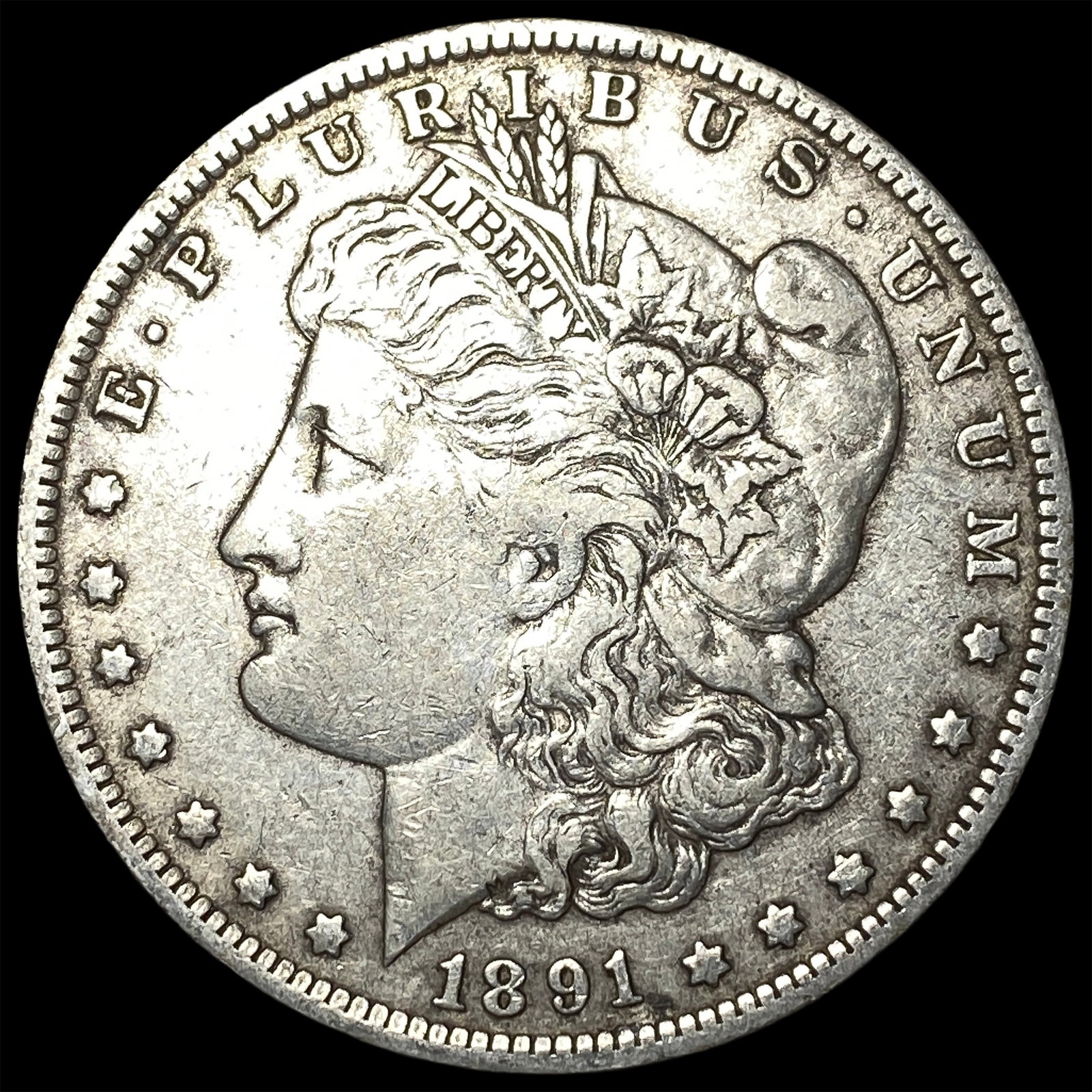 1891-O Silver Morgan Dollar NEARLY UNCIRCULATED: 1891-O Silver Morgan Dollar NEARLY UNCIRCULATED
