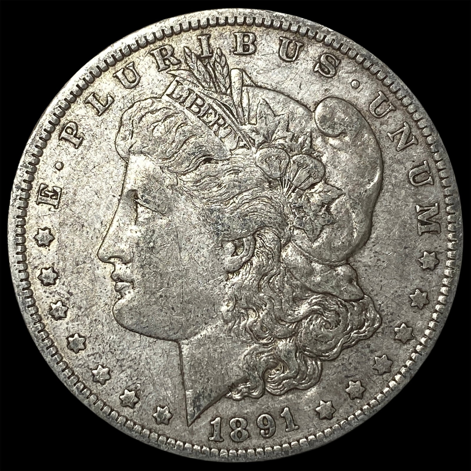1891-O Silver Morgan Dollar NEARLY UNCIRCULATED: 1891-O Silver Morgan Dollar NEARLY UNCIRCULATED