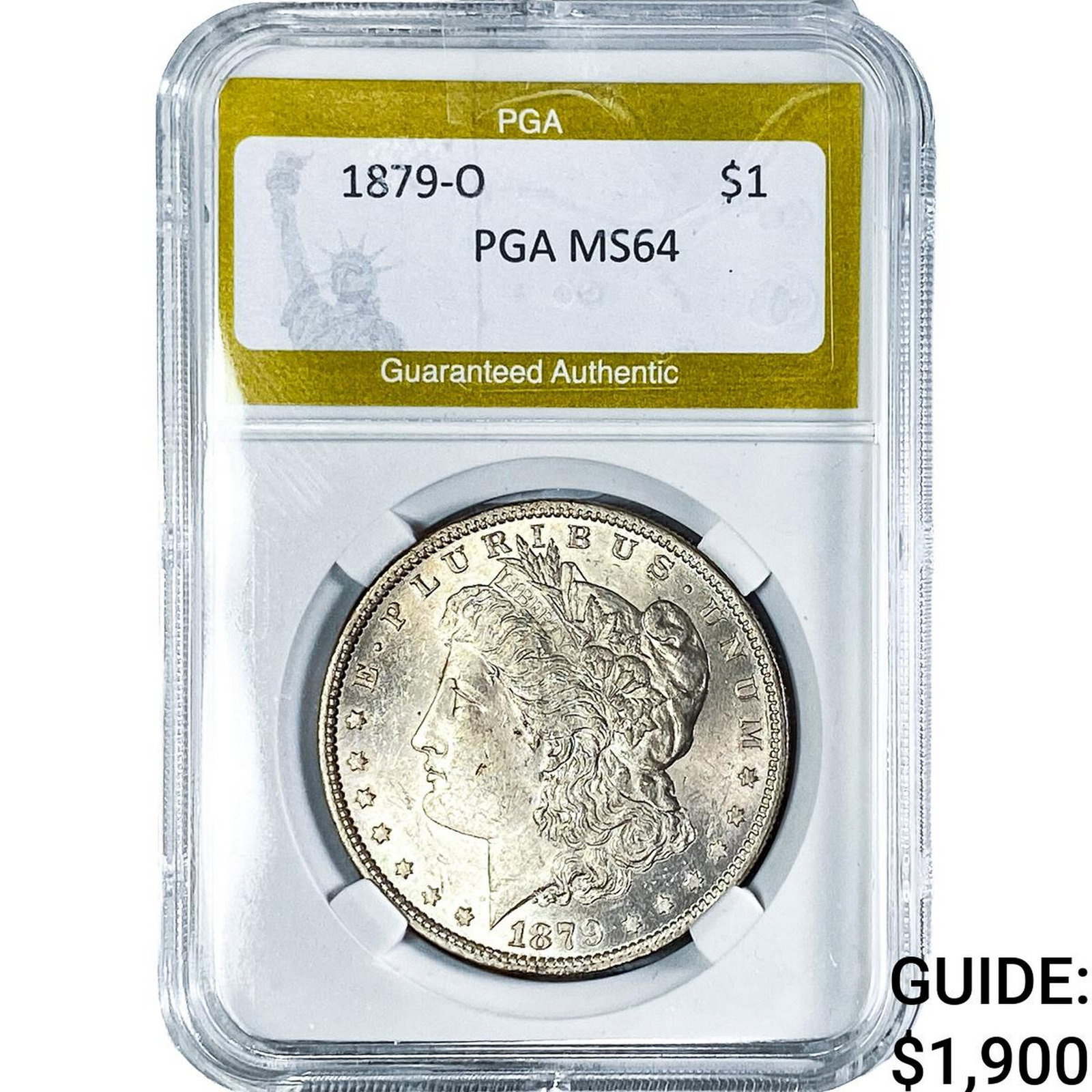 1879-O Morgan Silver Dollar PGA MS64 (1 of 2)