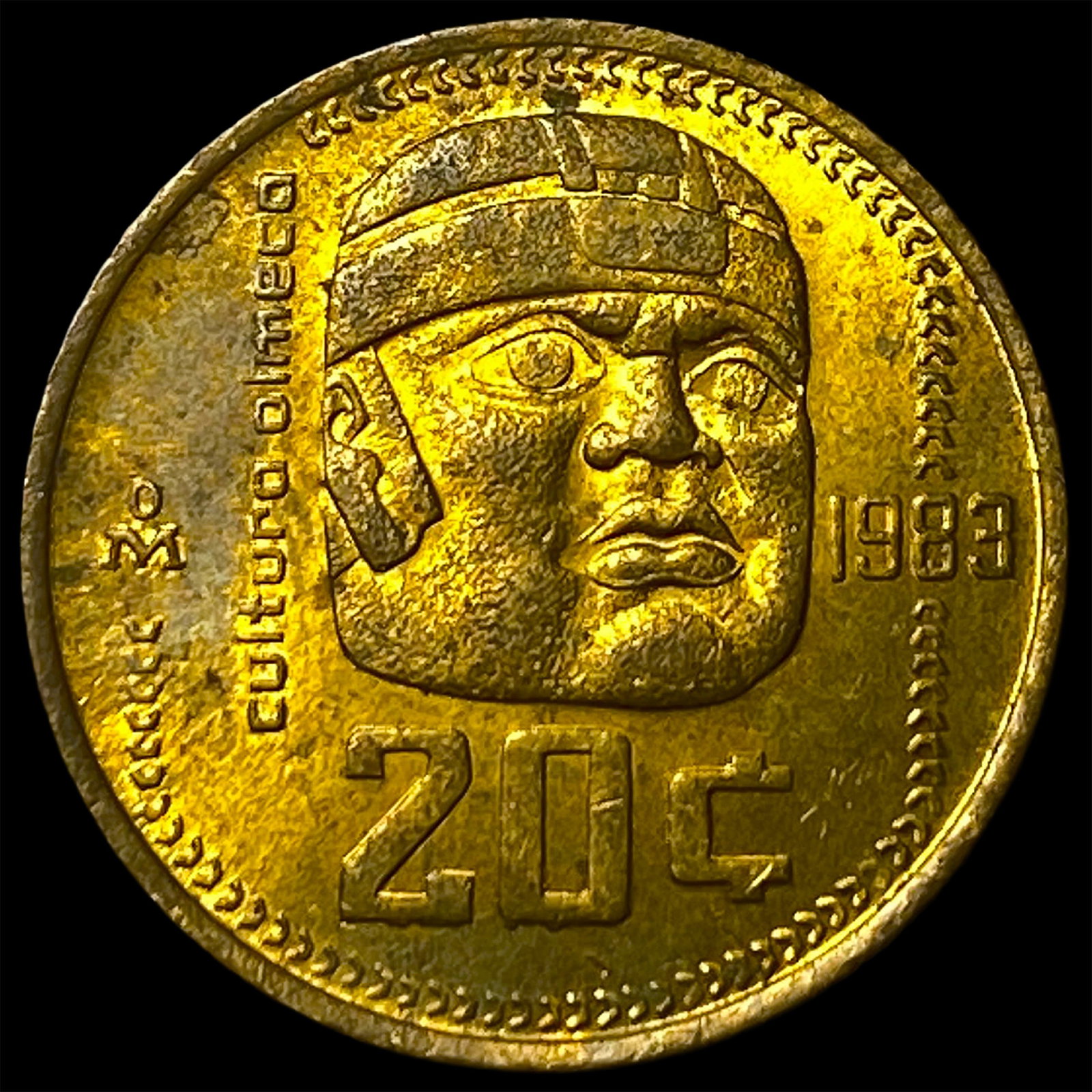 1983 Mexico Bronze 20 Centavos (1 of 2)
