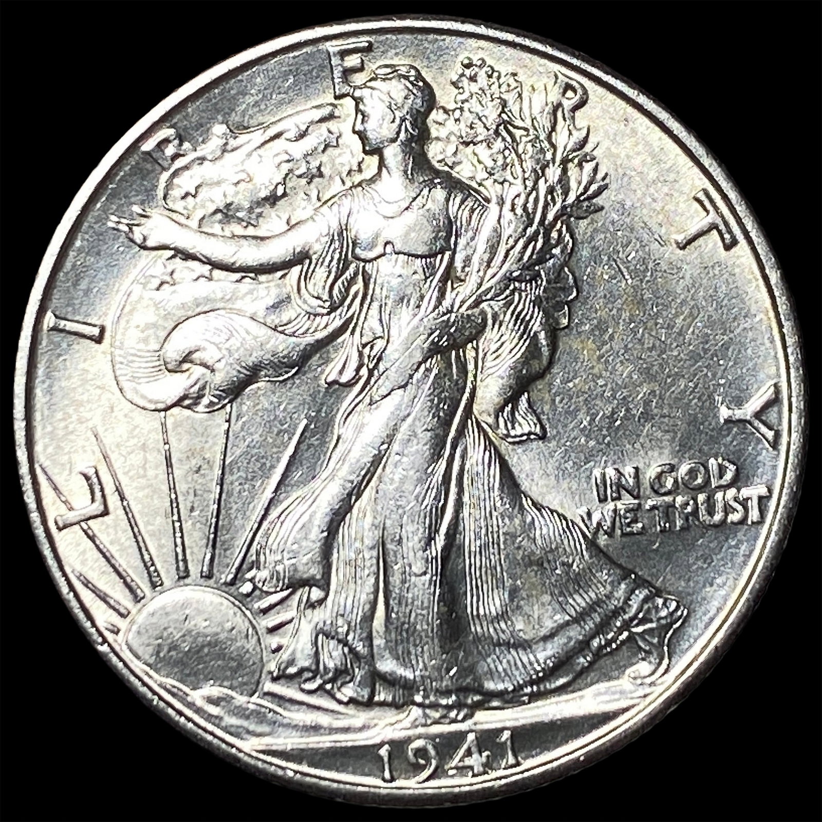 1941-D Silver Half Dollar UNCIRCULATED: 1941-D Silver Half Dollar UNCIRCULATED