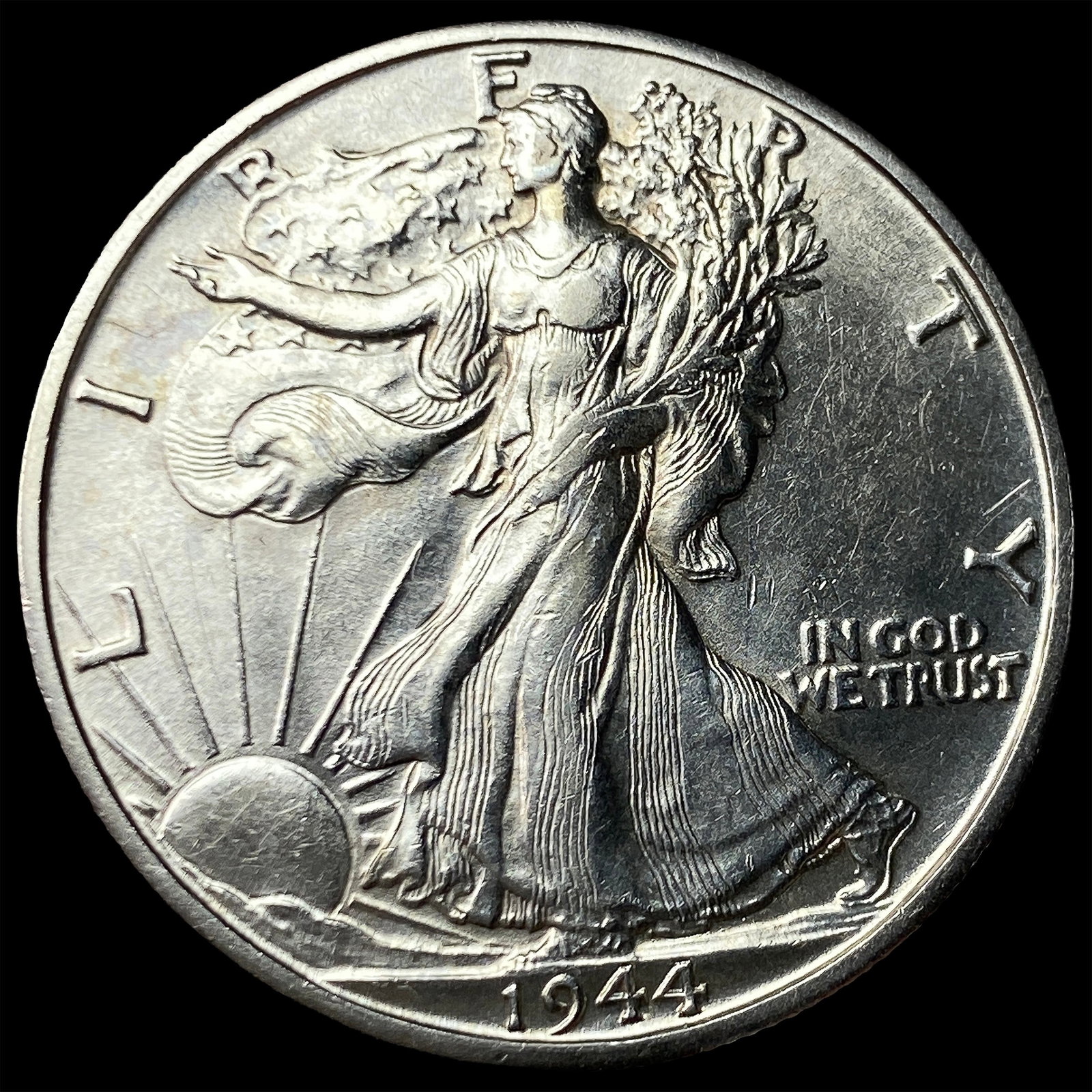 1944-D Silver Walking Liberty Half Dollar UNCIRCULATED: 1944-D Silver Walking Liberty Half Dollar UNCIRCULATED