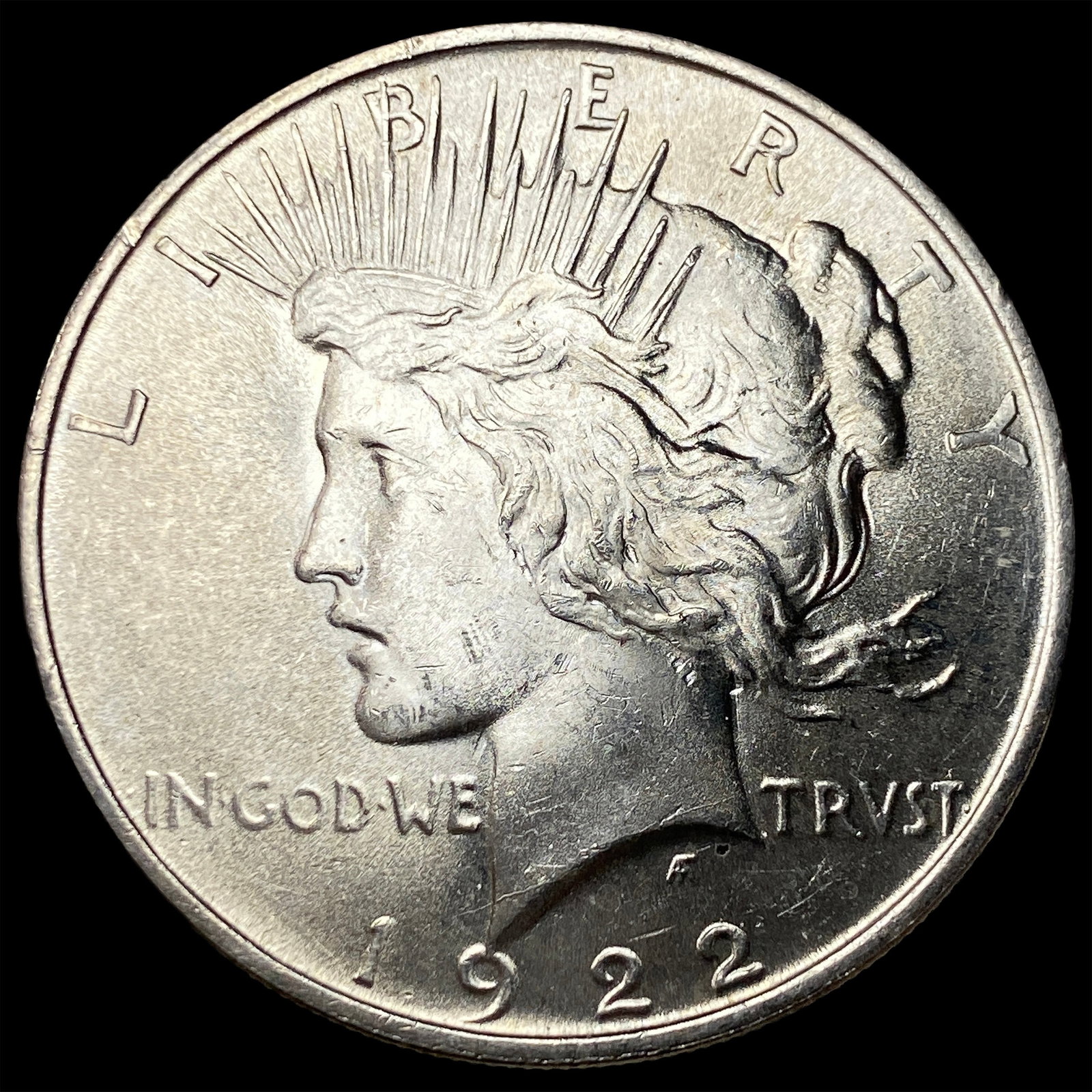 1922 Peace Silver Dollar CHOICE BU: 1922 Peace Silver Dollar CHOICE BU