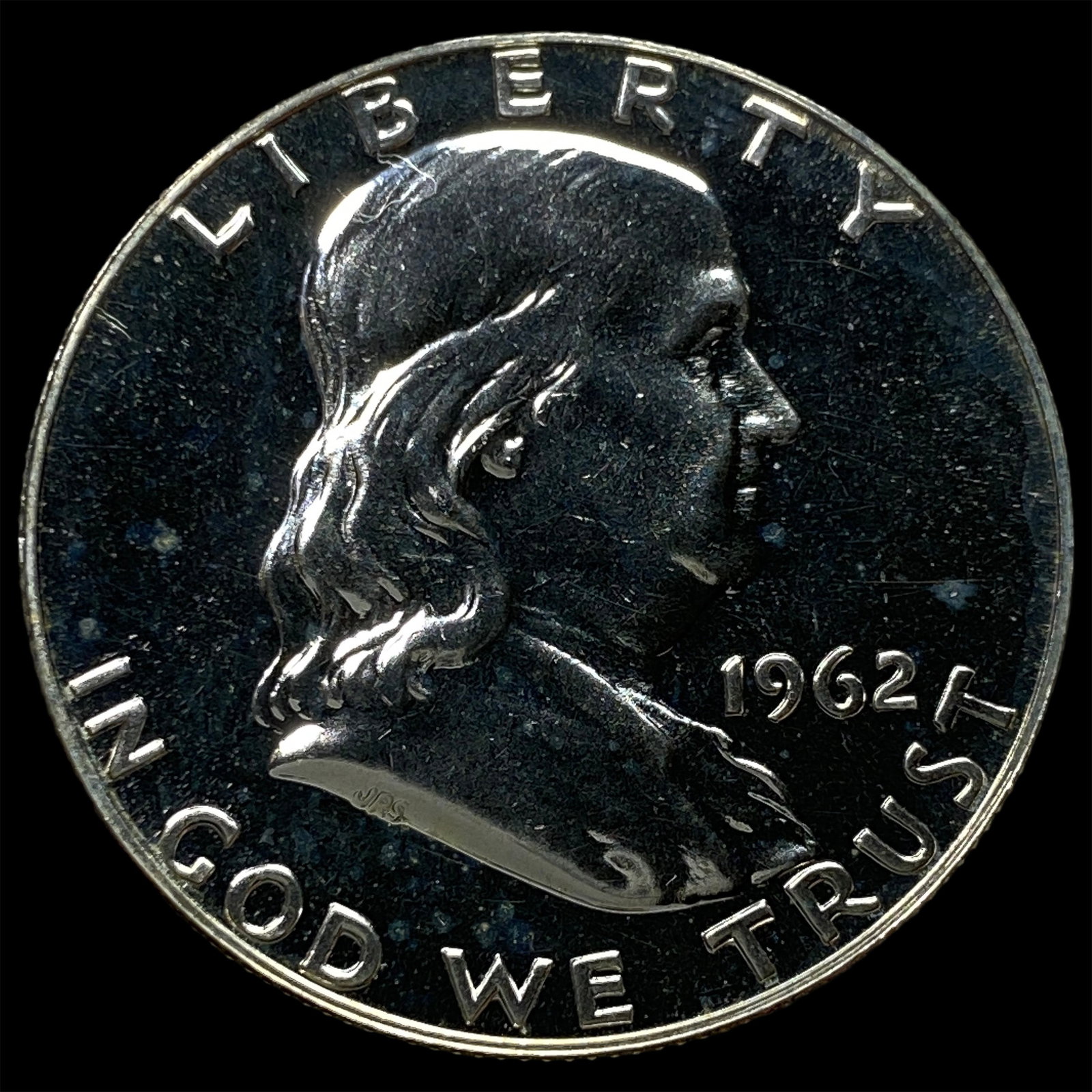 1962 Franklin Silver Half Dollar GEM PROOF: 1962 Franklin Silver Half Dollar GEM PROOF