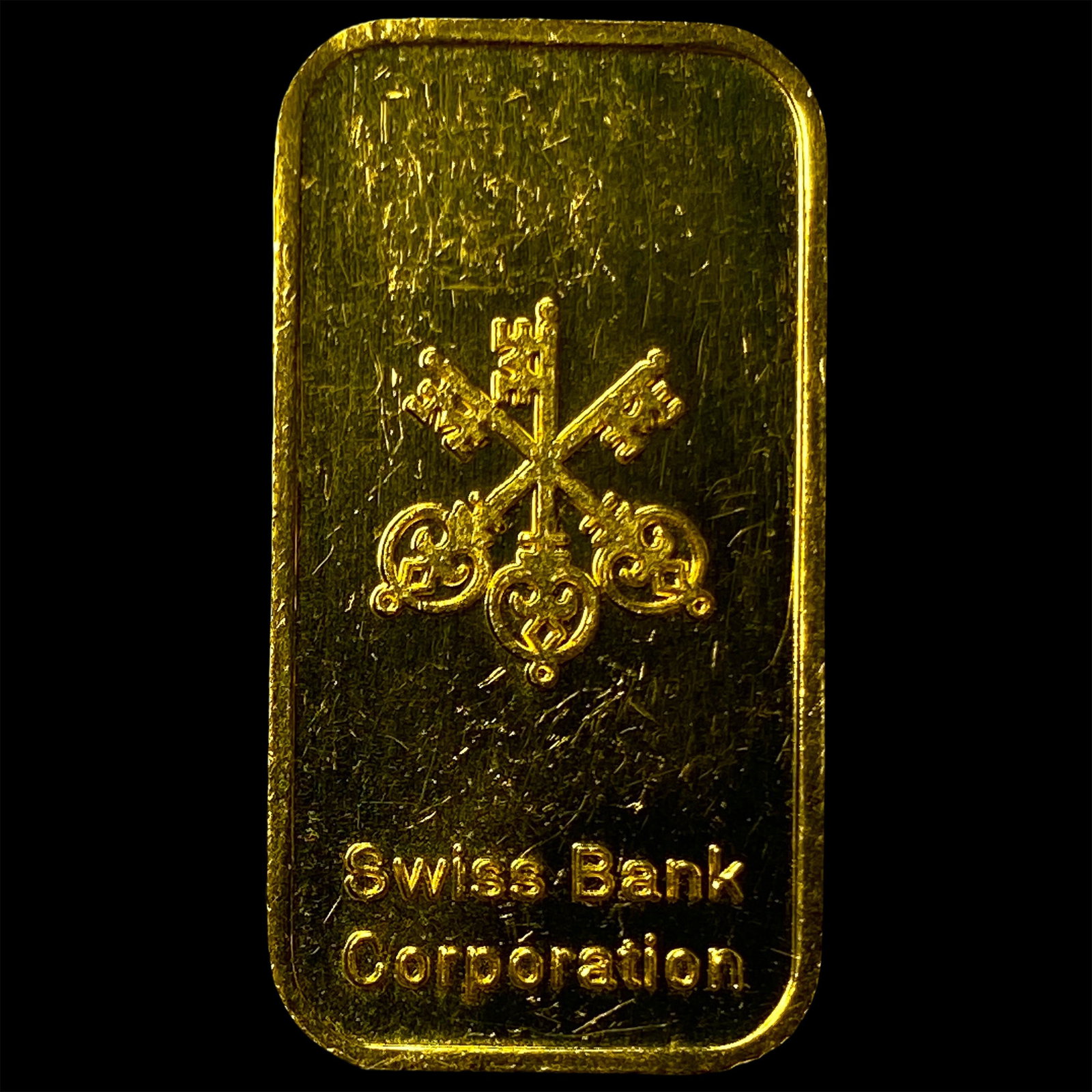 Swiss Bank Corporation 1/3 oz Gold Bar .9999 HIGH GRADE (1 of 2)
