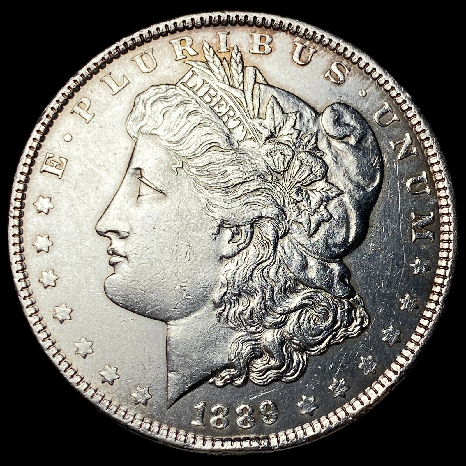 1889 Silver Morgan Dollar CLOSELY UNCIRCULATED: 1889 Silver Morgan Dollar CLOSELY UNCIRCULATED