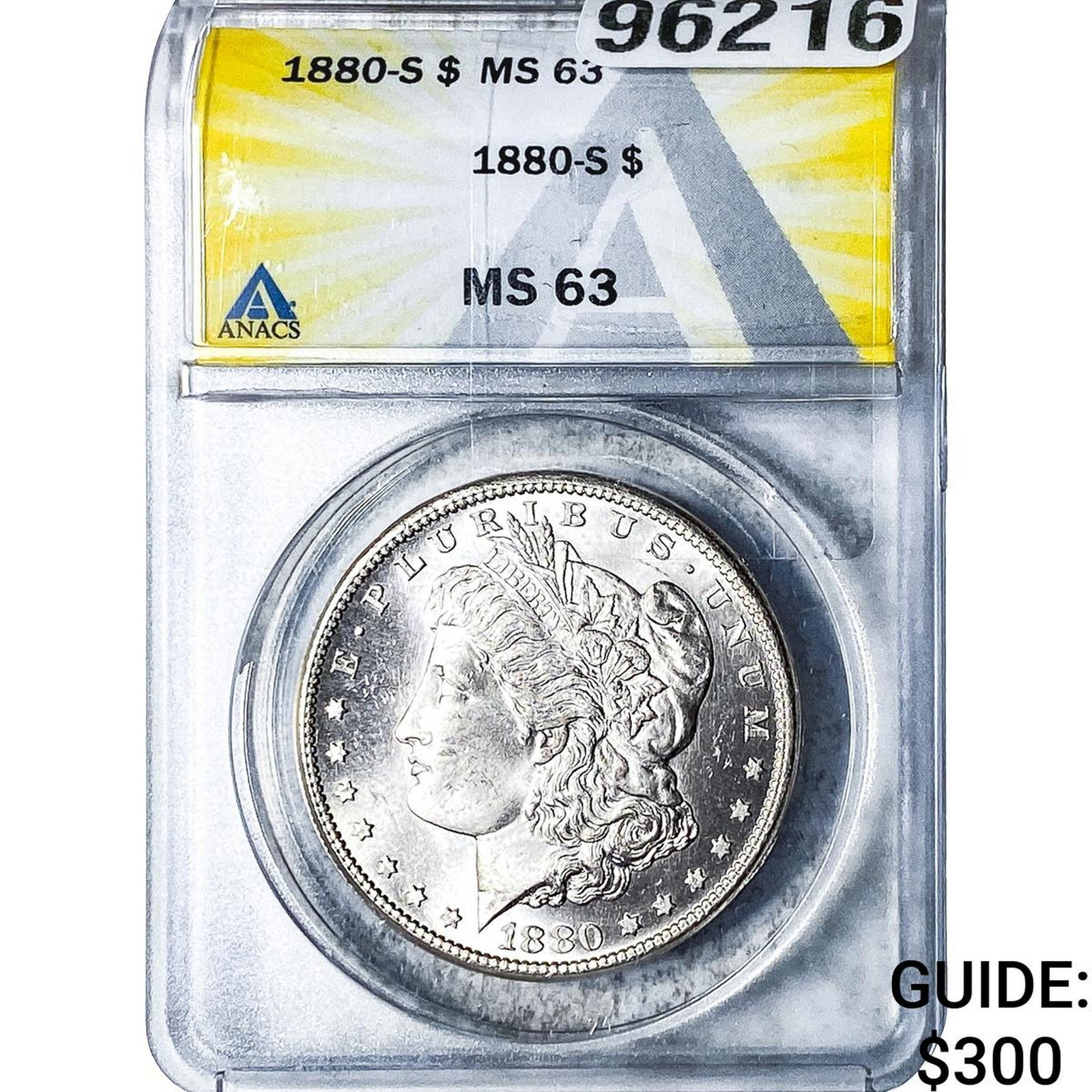 1880-S Morgan Silver Dollar ANACS MS63 (1 of 2)