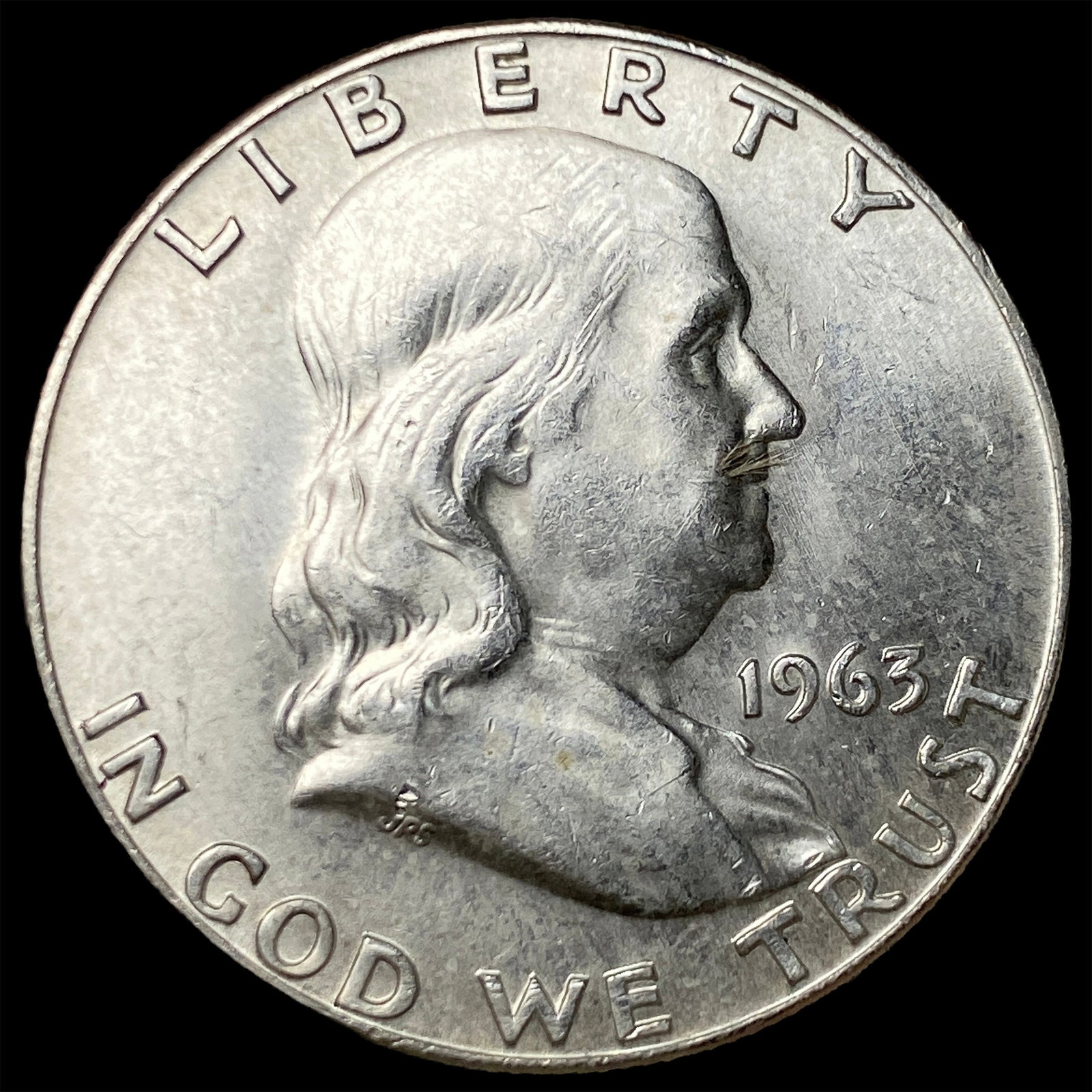 1963-D Silver Franklin Half Dollar UNCIRCULATED (1 of 2)