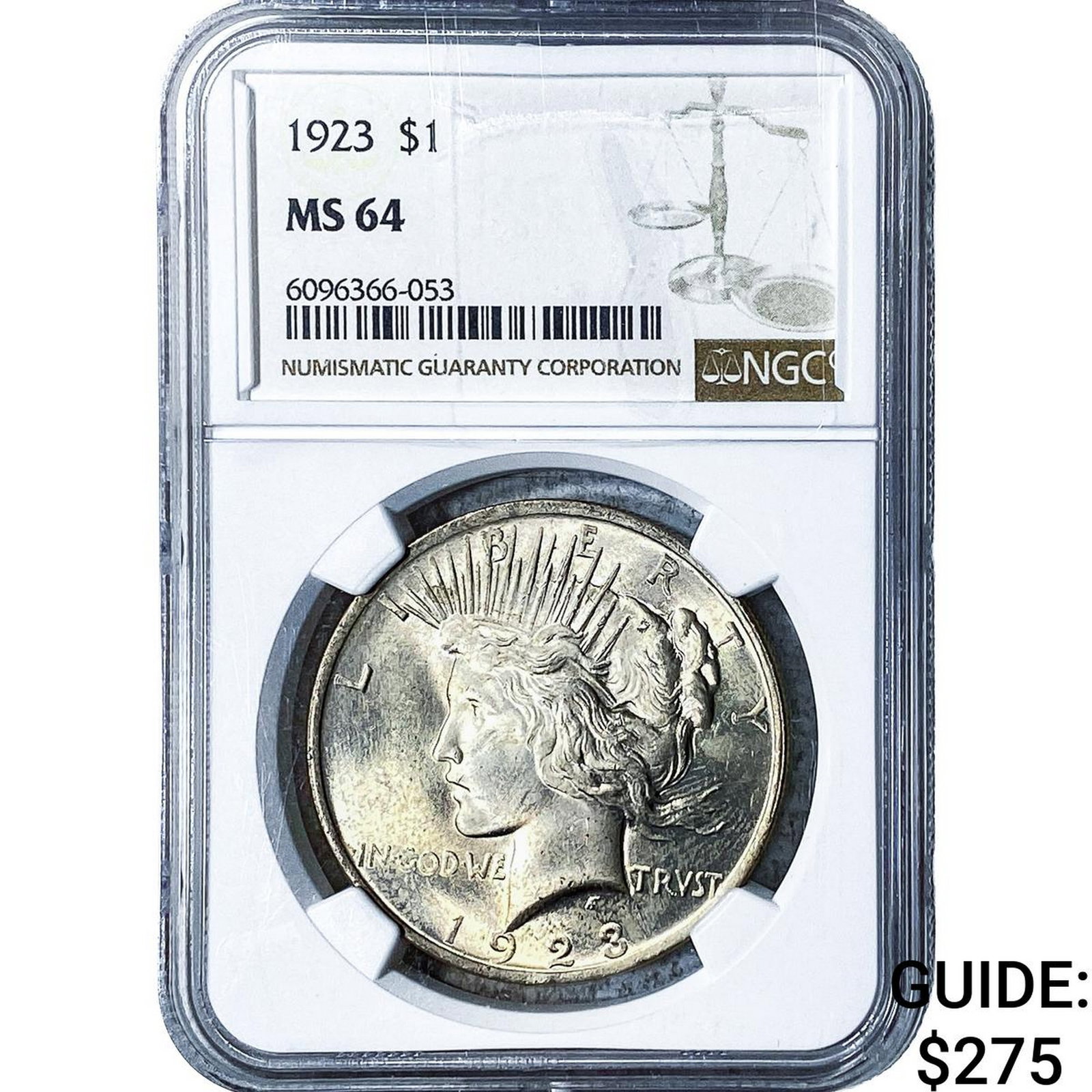 1923 Silver Peace Dollar NGC MS64 (1 of 2)