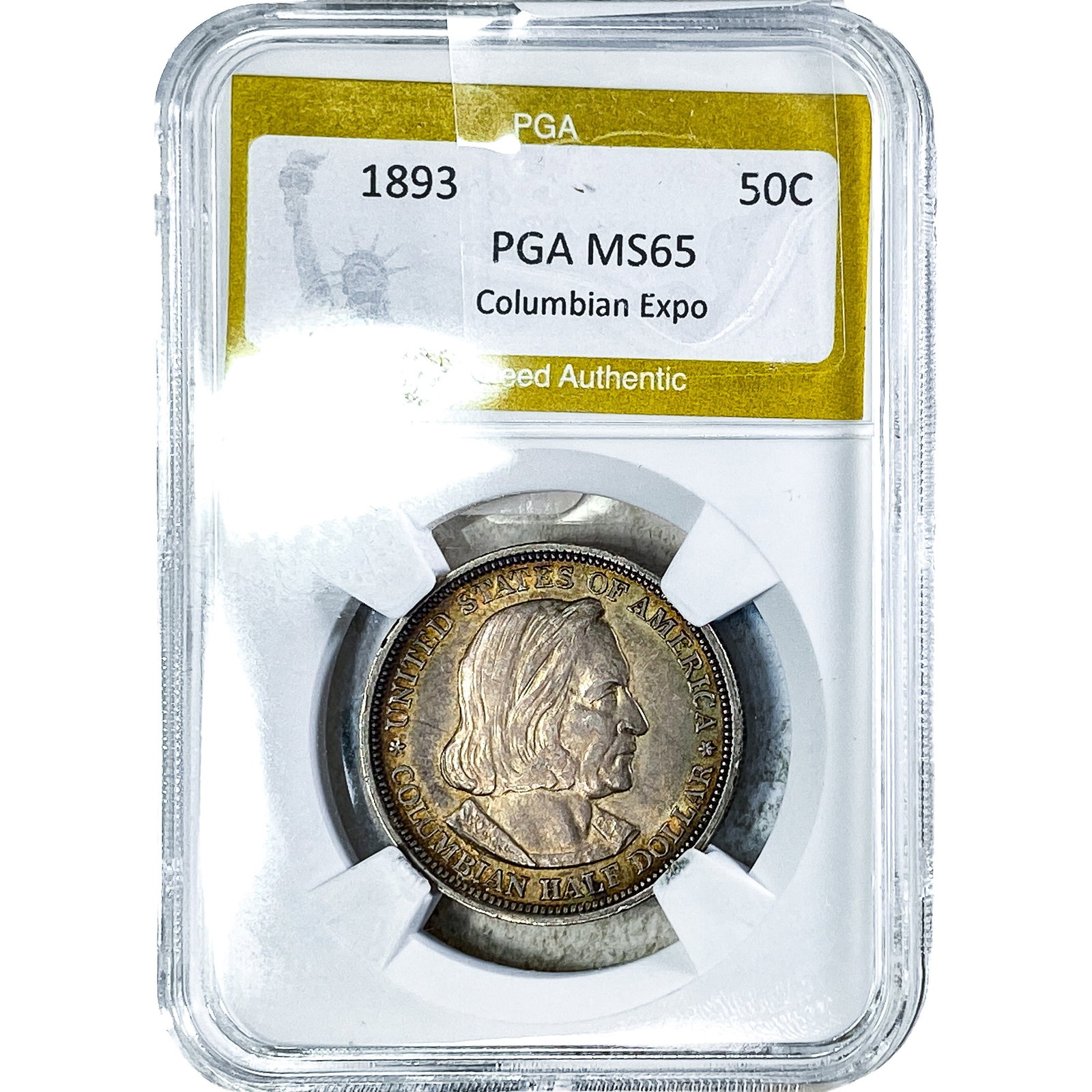 1893 Columbian Expo Half Dollar PGA MS65 (1 of 2)
